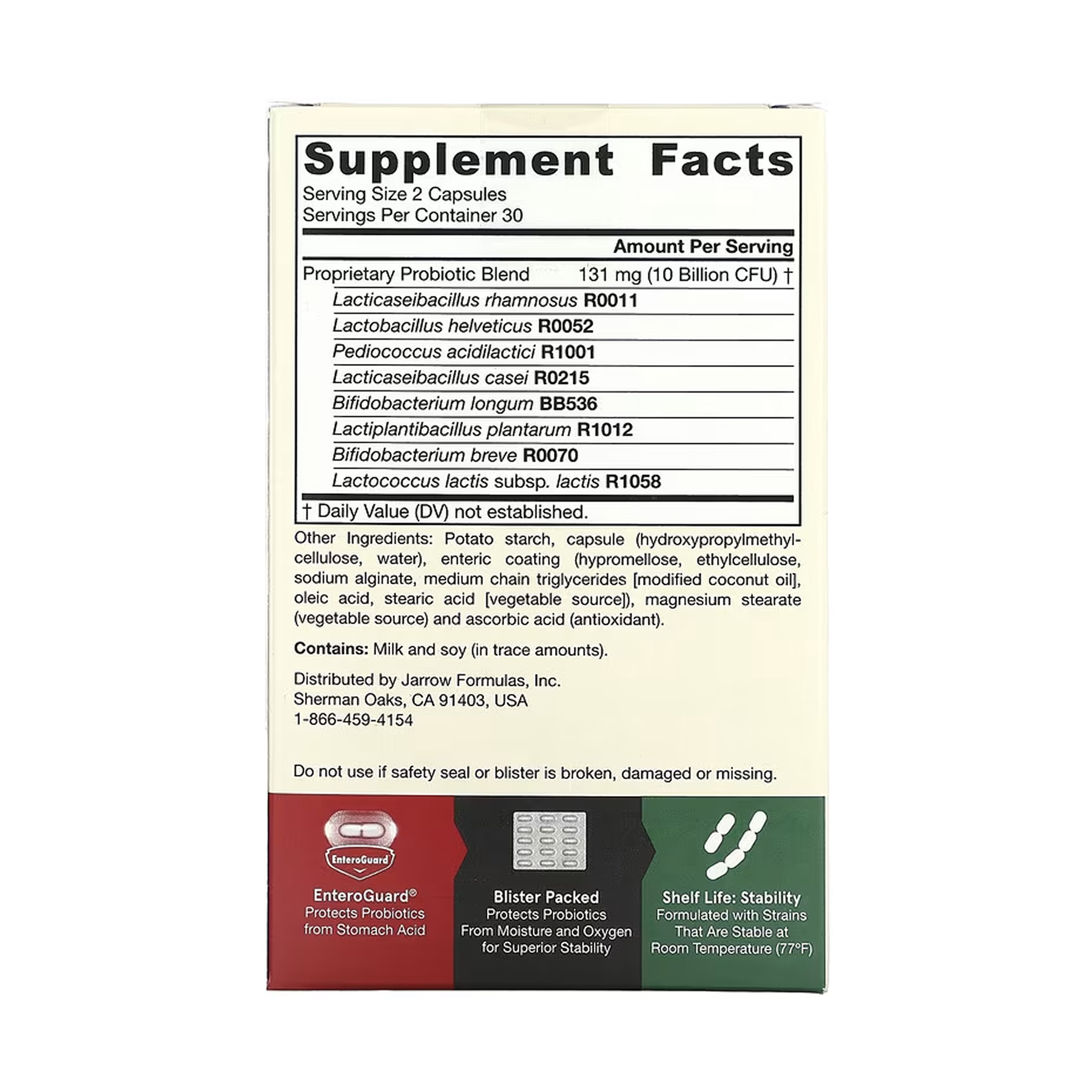 Jarrow Formulas Jarro-Dophilus® EPS 5 BIL - 60 caps 2023-10-6204