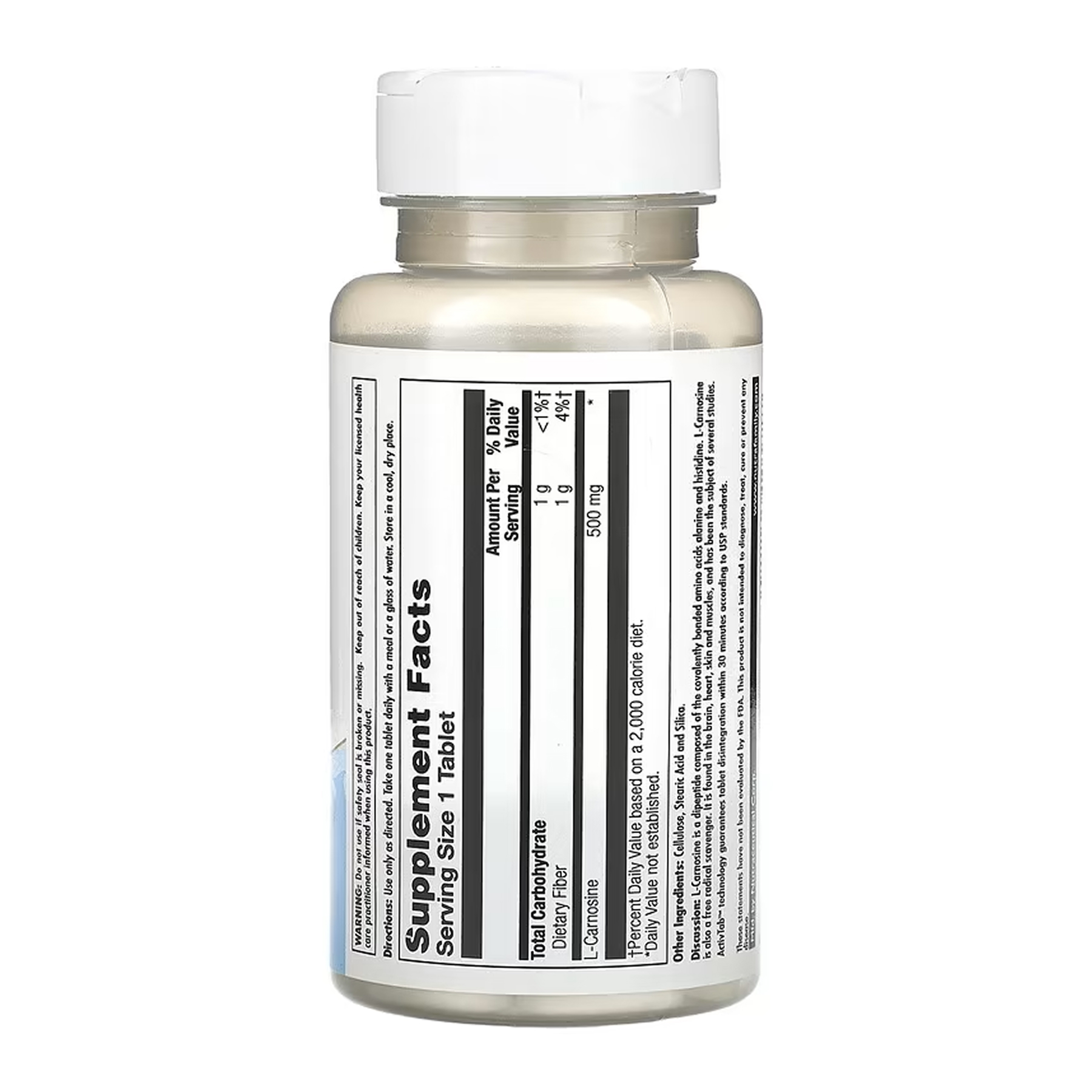 KAL L-Carnosine 500mg - 30 caps 2023-10-7164