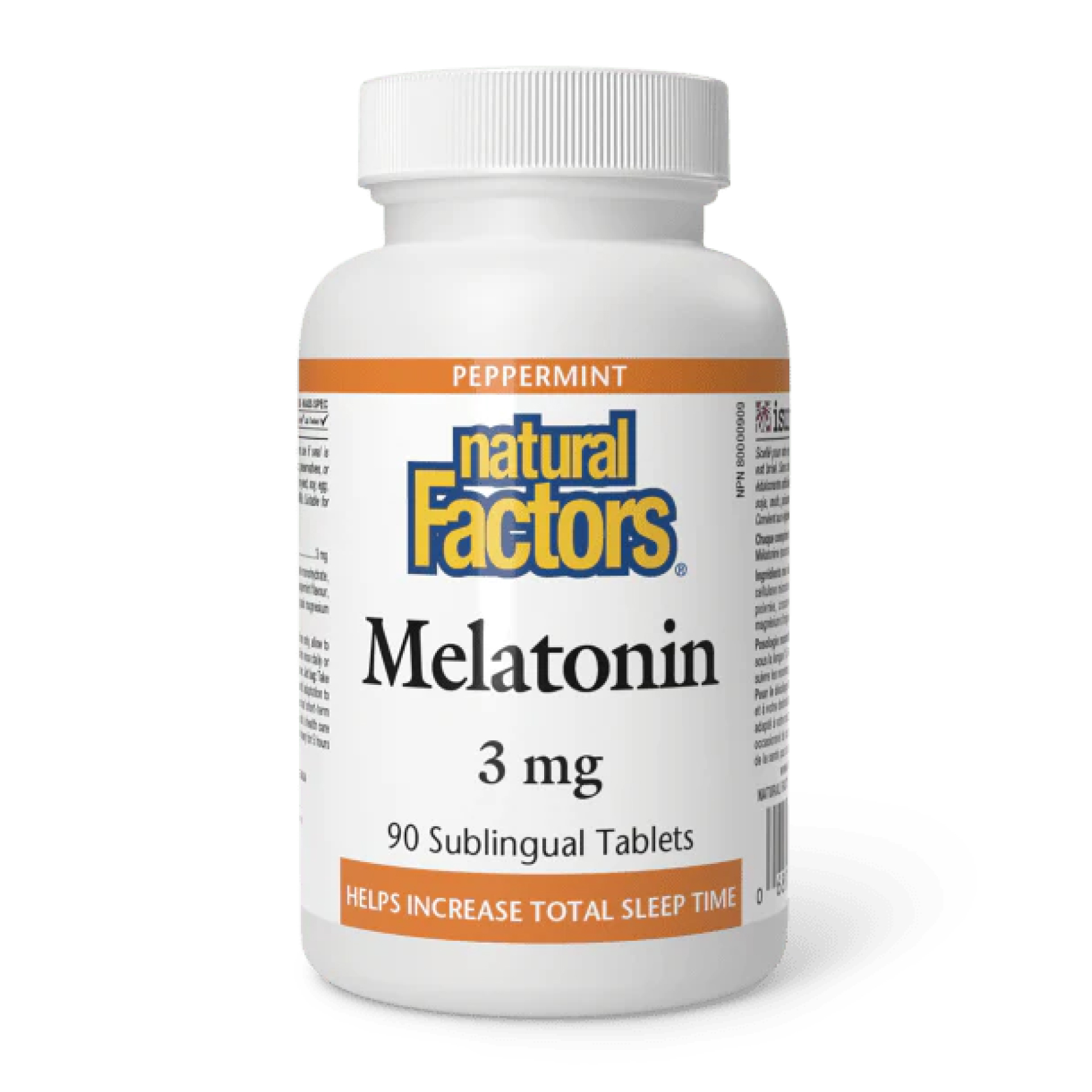 Natural Factors Melatonin 3mg - 90 tabs 2023-10-5749