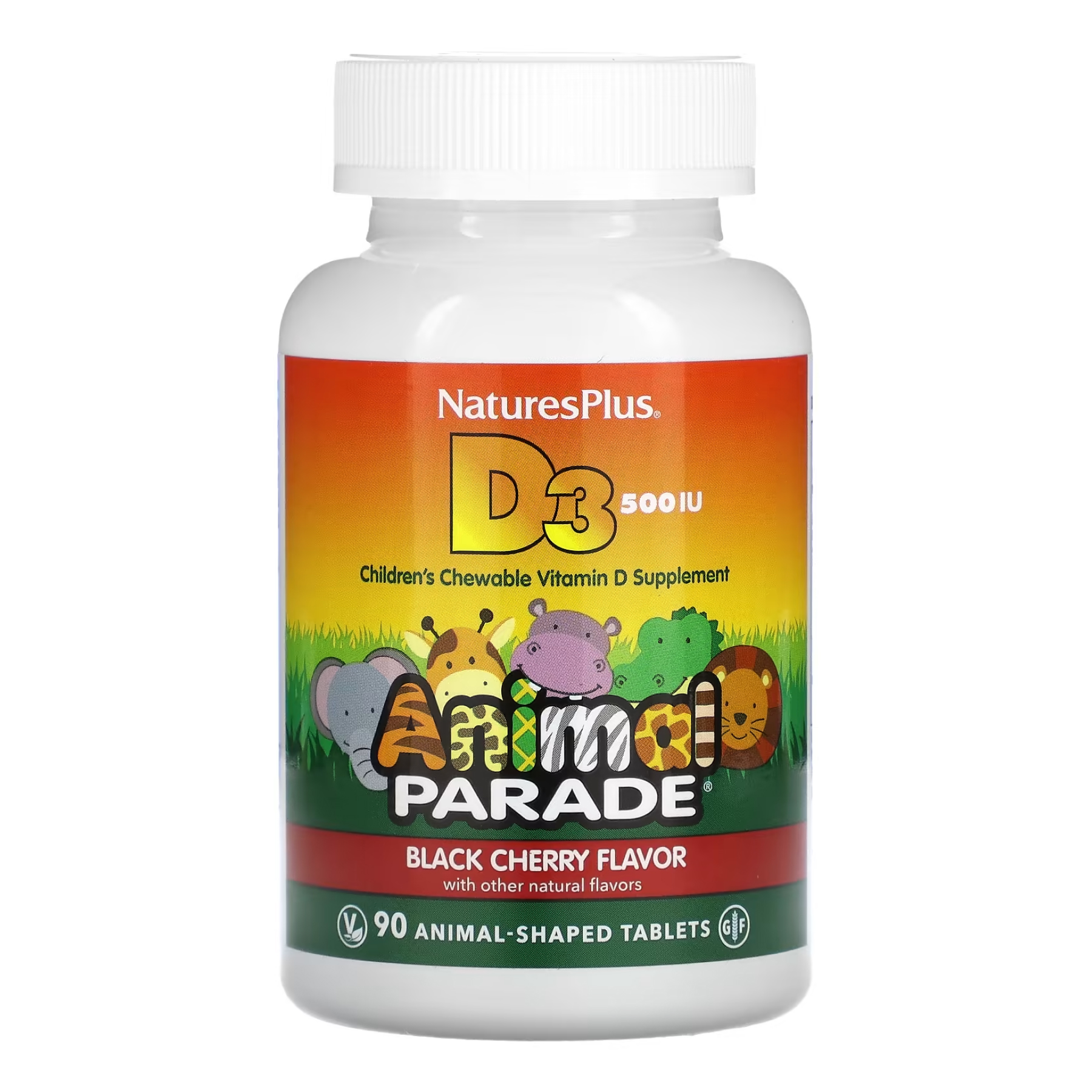 Nature's Plus Vit D3 500 IU Chewable - 90 tabs 2022-10-2853