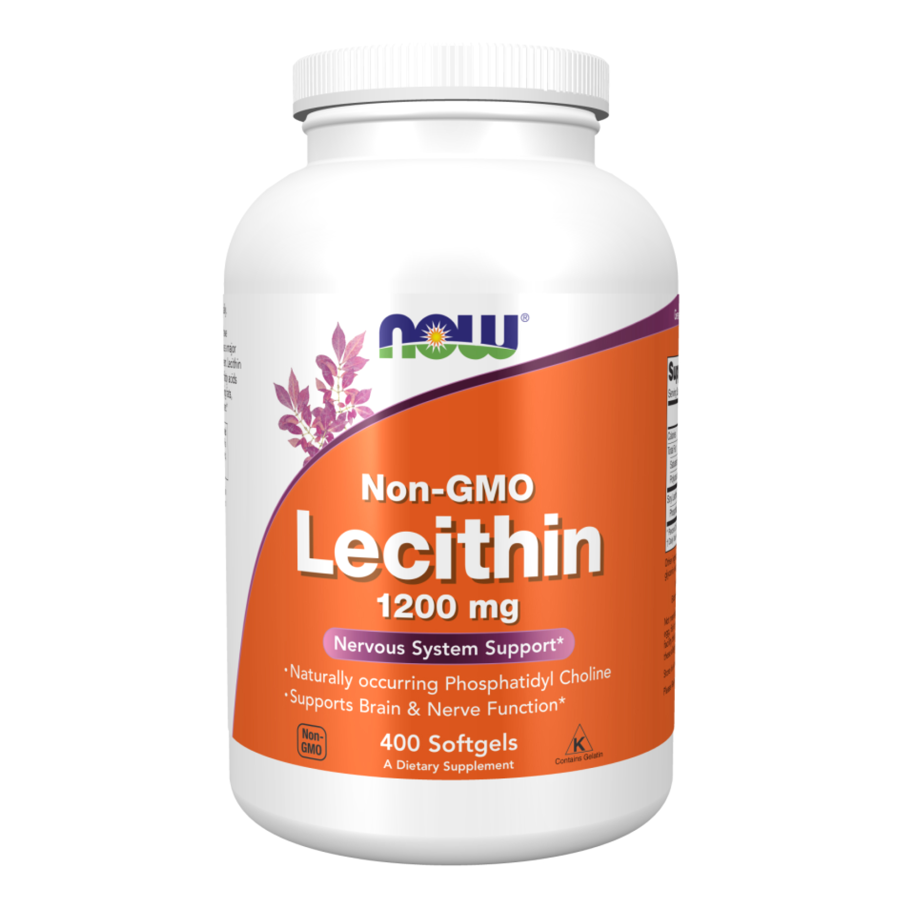 Now Foods Lecithin 1200mg - 400 sgels 2022-10-2590