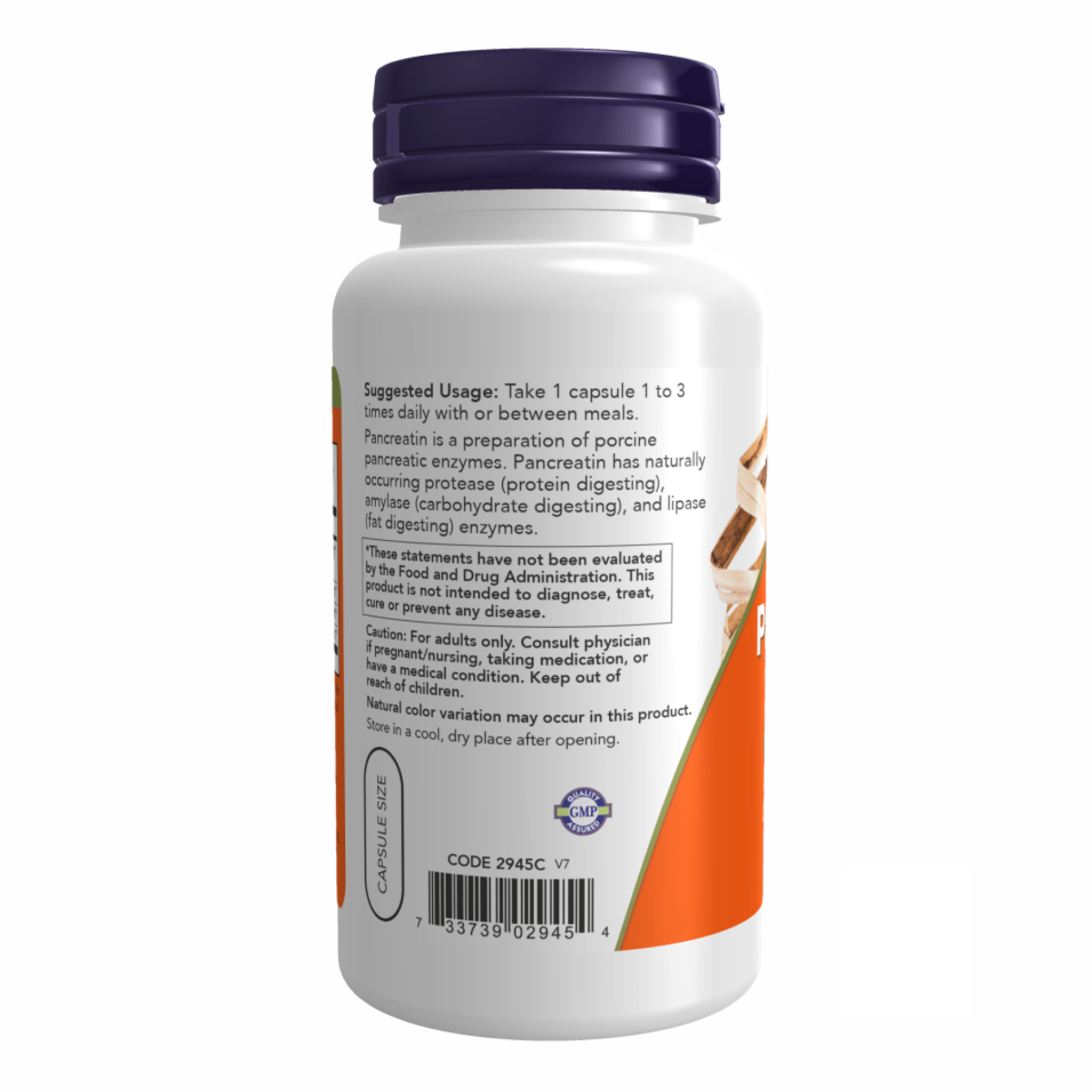 Now Foods Pancreatin 2000 - 100 caps 2022-10-0085