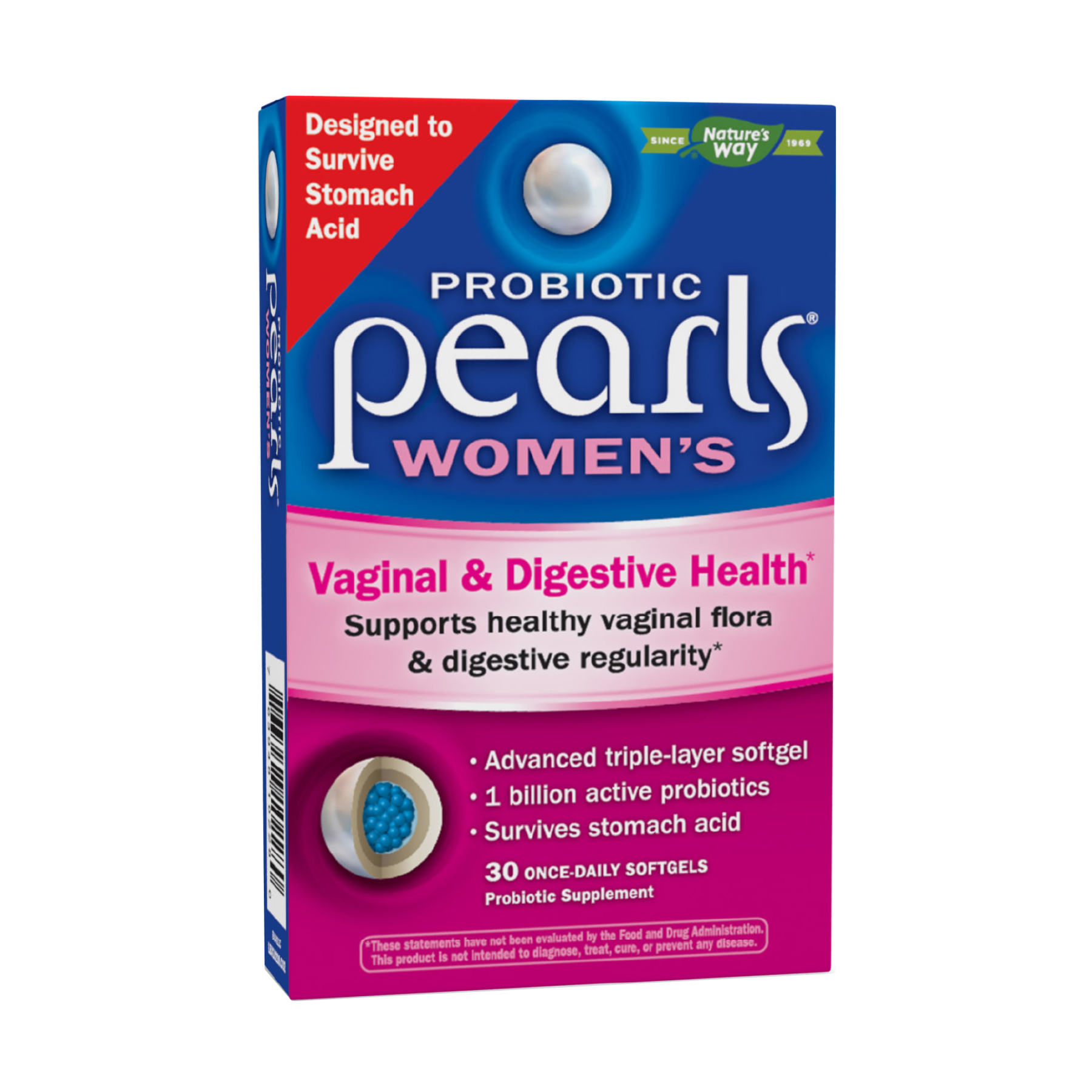 Nature's Way Probiotic Pearls Women's - 30 softgels 2023-10-7941