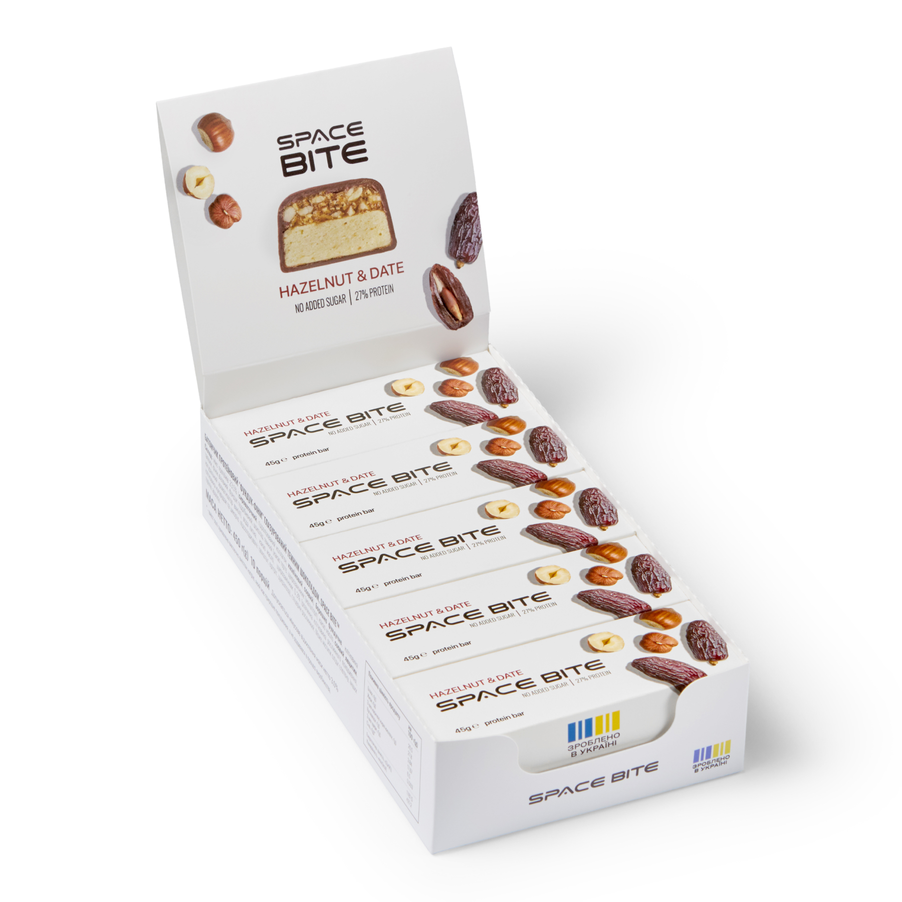 Space Food Space Bite - 10x45g Hazelnut Date 2023-10-4661