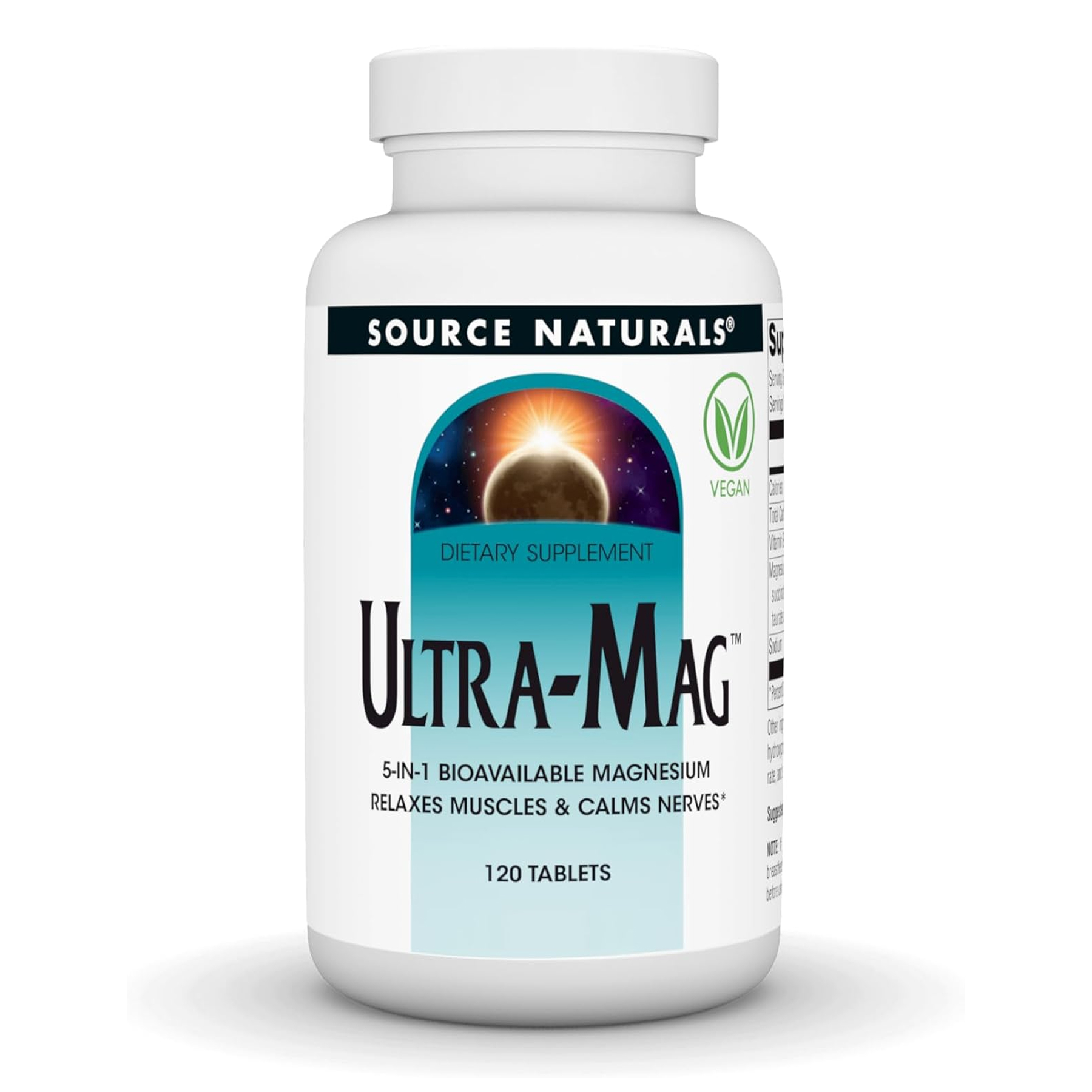 Source Naturals Ultra-Mag Magnesium Complex - 120 tabs (Повреждена банка) 2023-10-7884