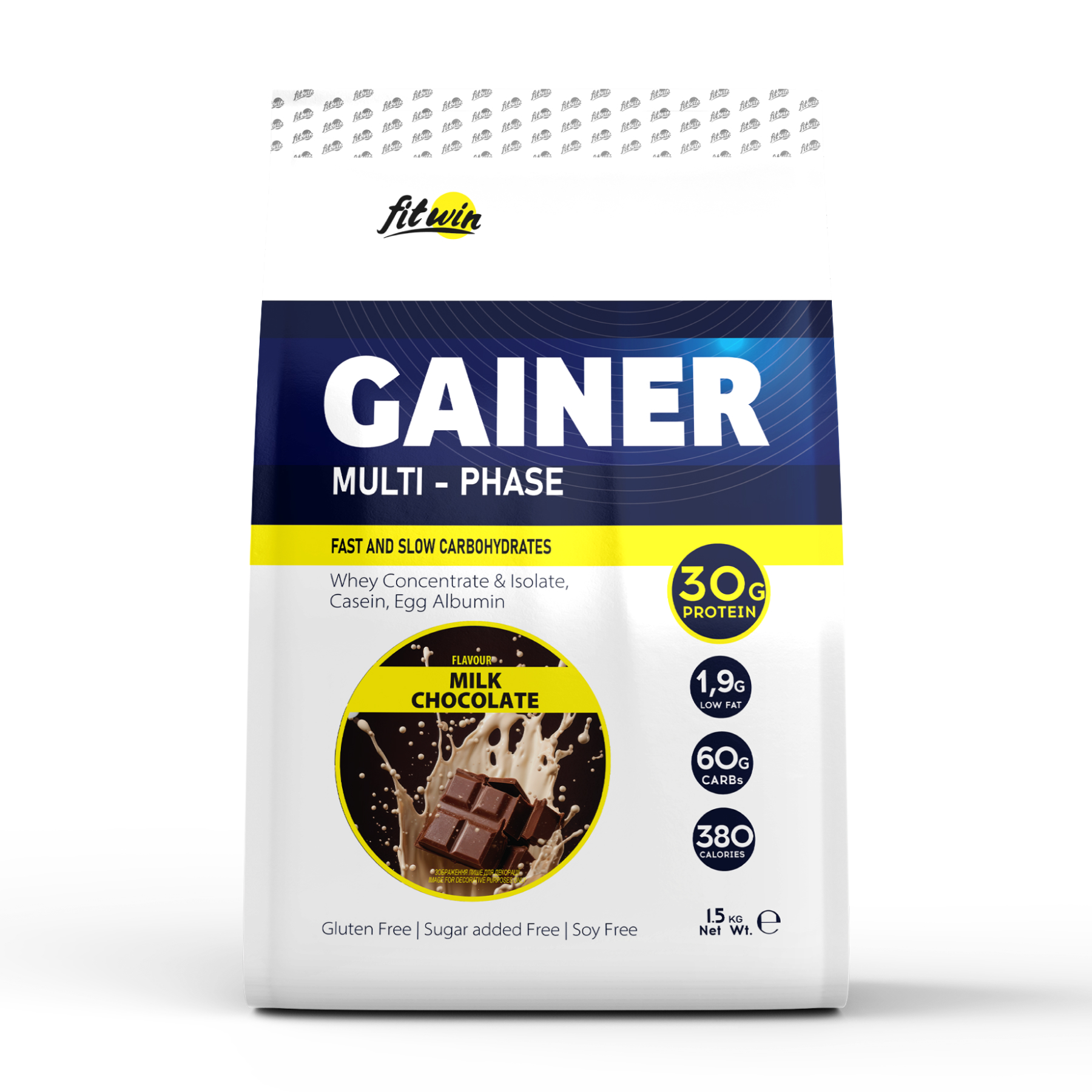 FitWin Gainer - 1500g Milk Chocolate 2023-10-2053