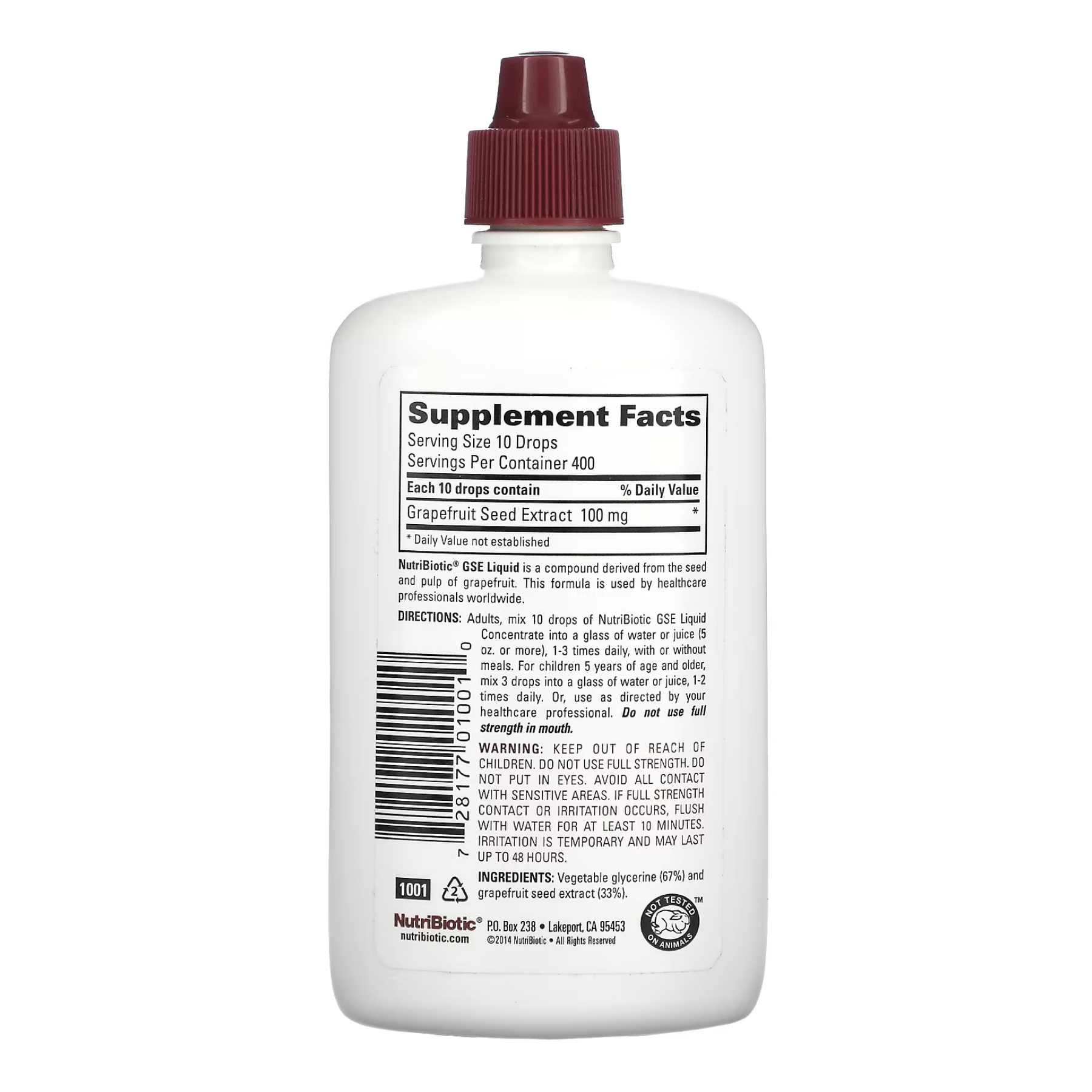 Nutribiotic GSE Liquid Concentrate - 118 ml 2022-10-1728