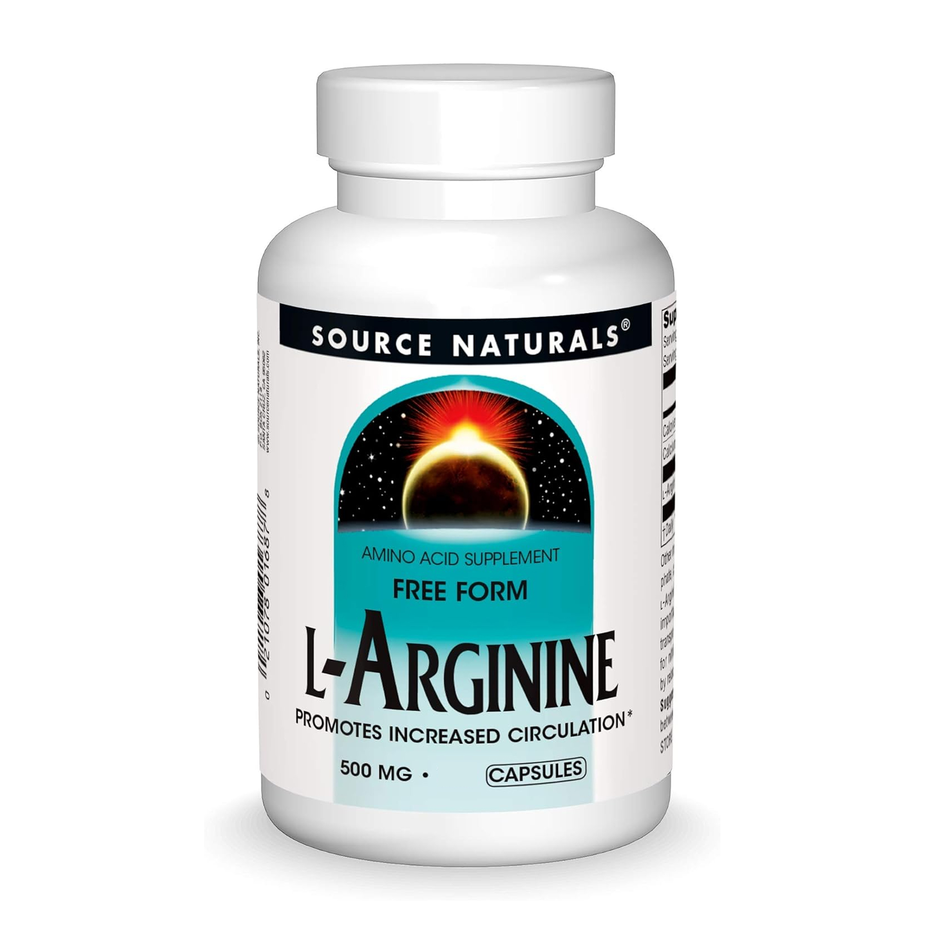 Source Naturals L-Arginine 500 mg - 50 tabs 2023-10-6160