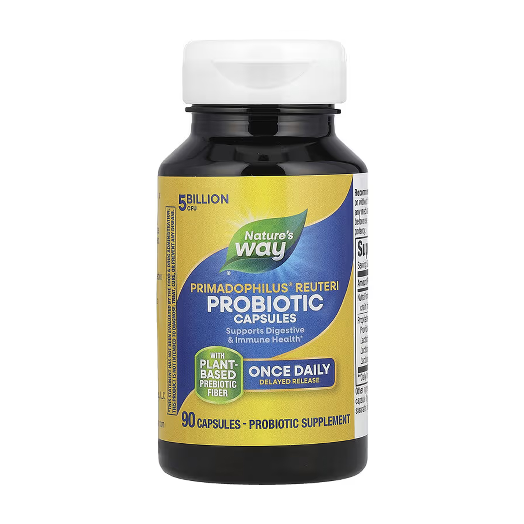 Nature's Way Primadophilus® Reuteri - 90 vcaps (Пошкоджена банка) 2023-10-7885
