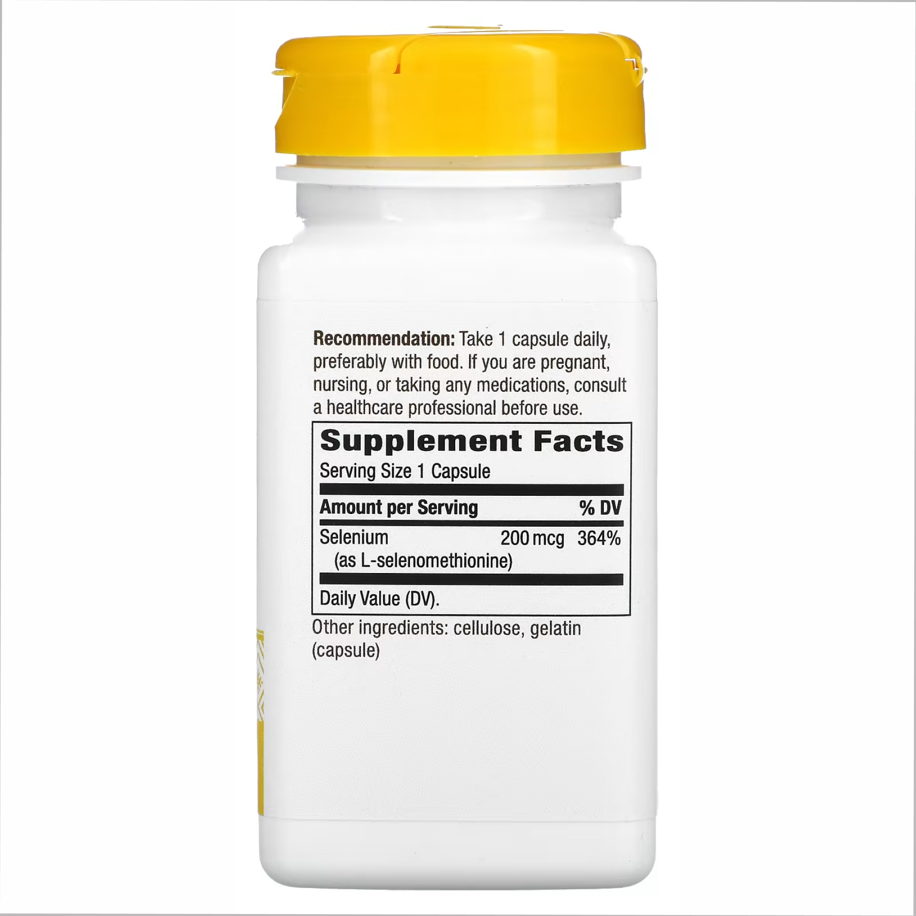 Nature's Way Selenium 200 mcg - 100 caps 2022-10-1109
