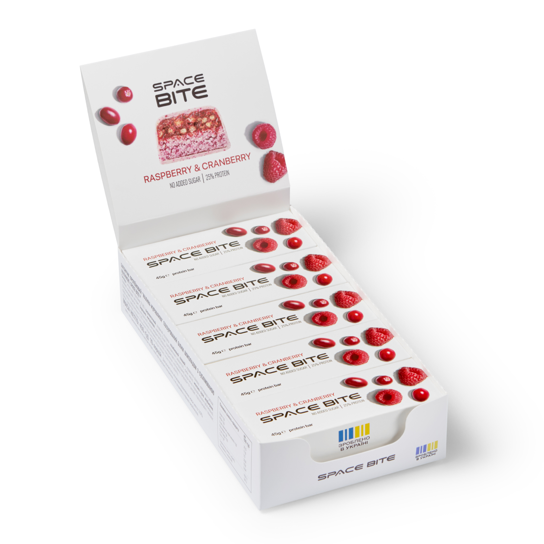 Space Food Space Bite - 10x45g Raspberry Cranberry 2023-10-4662