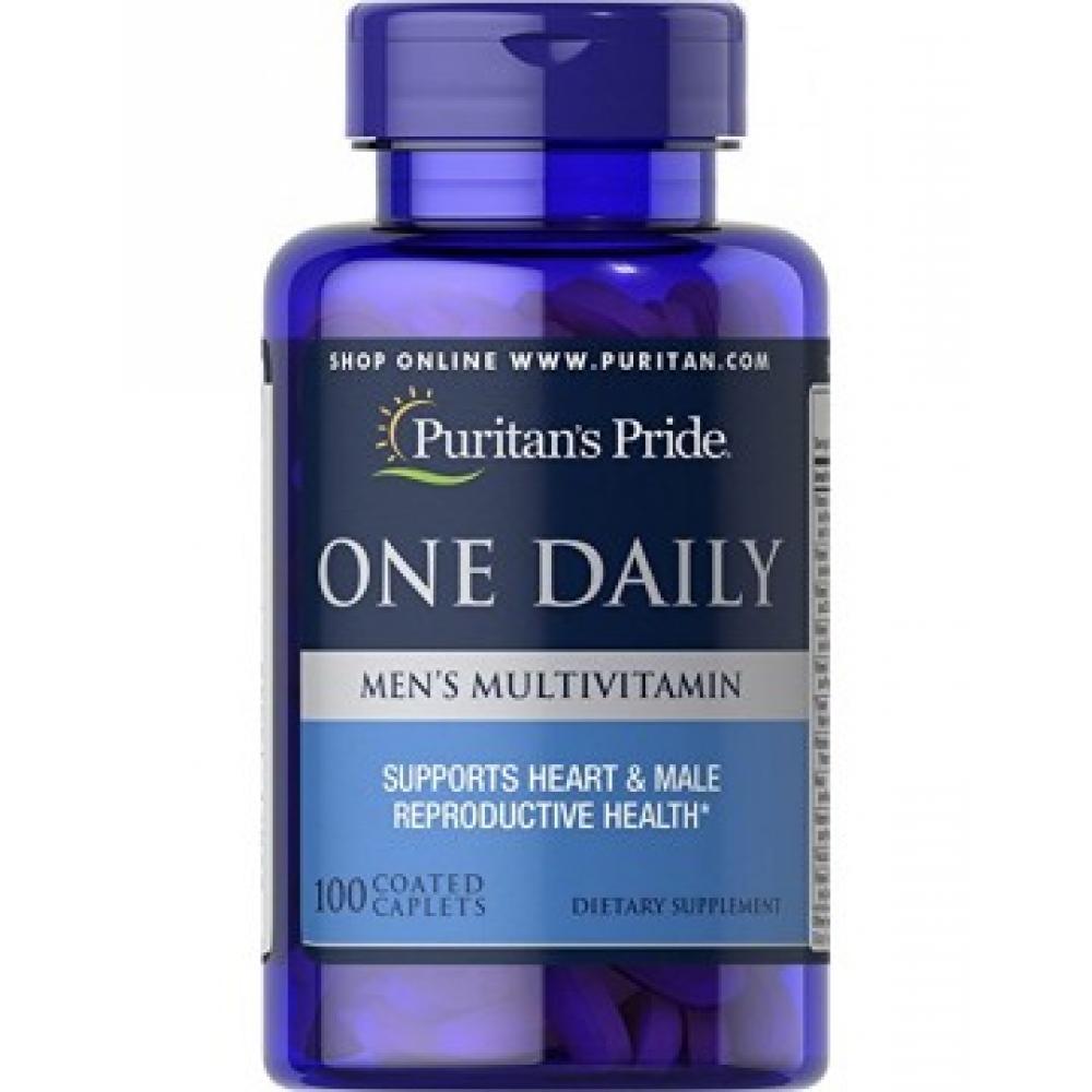 Puritans Pride One Daily Men`s Multivitamin - 100 caps 100-74-8557232-20