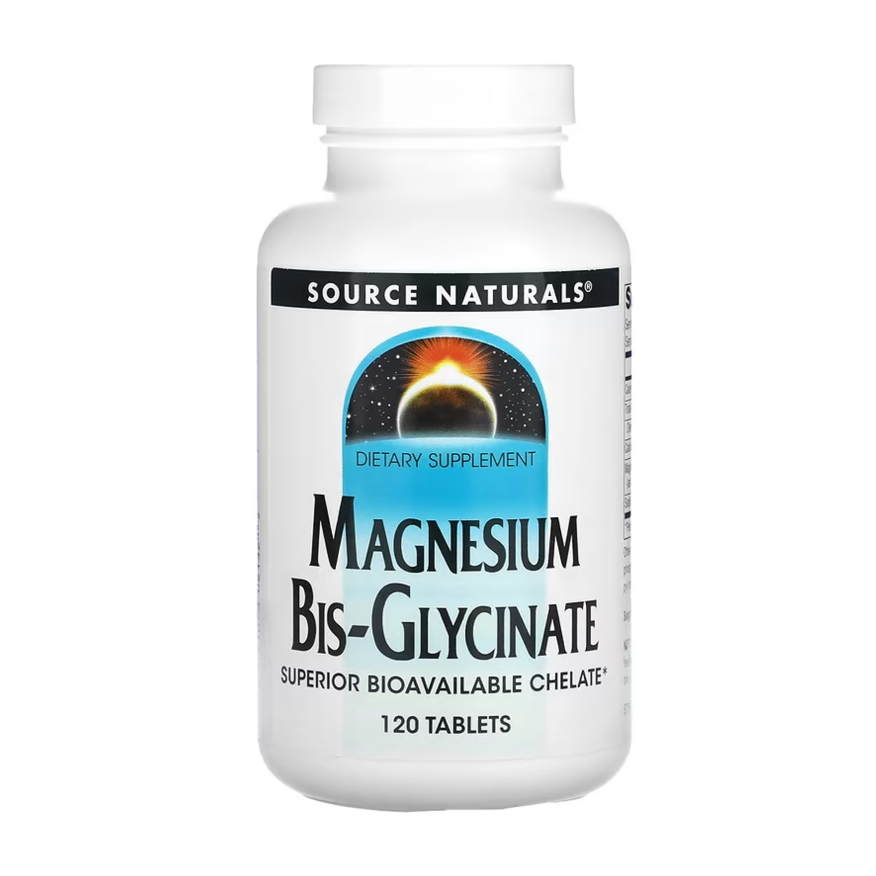 Source Naturals Magnesium Bis-Glycinate - 120 tabs 2023-10-5121