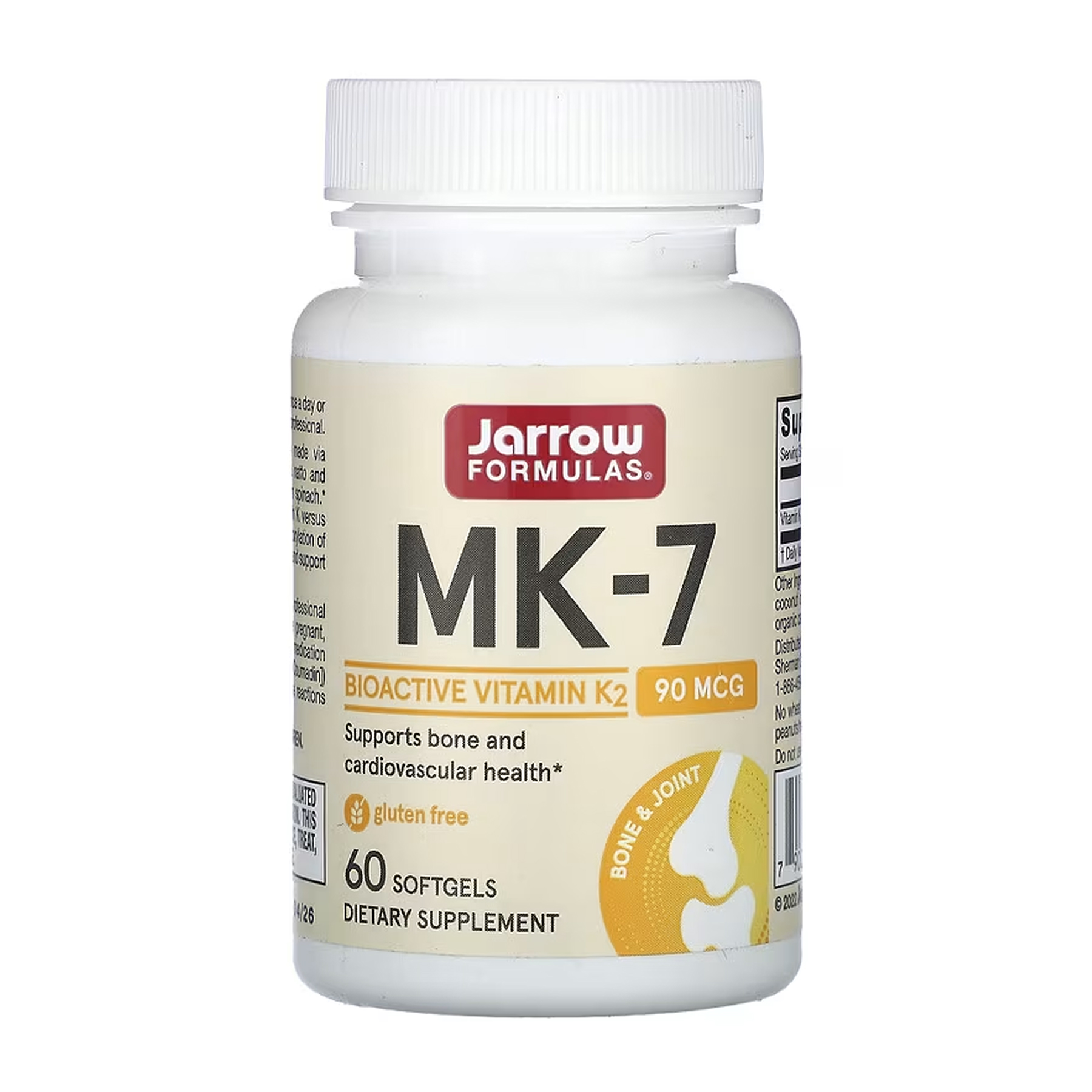 Jarrow Formulas MK-7 90 mcg - 60 caps 2023-10-6206