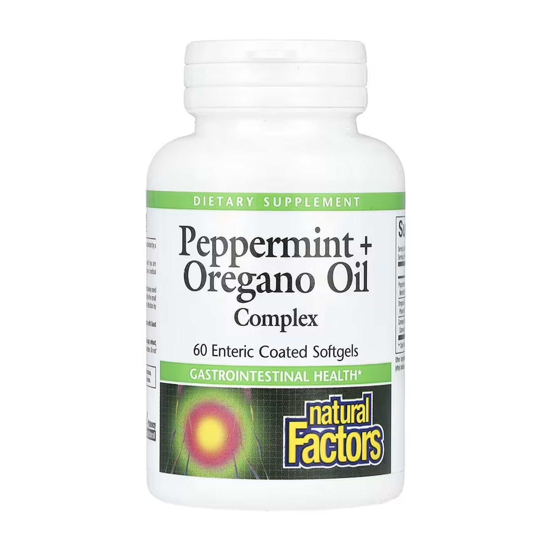 Natural Factors Peppermint+Oregano Oil Complex - 60 softgels 2023-10-5751