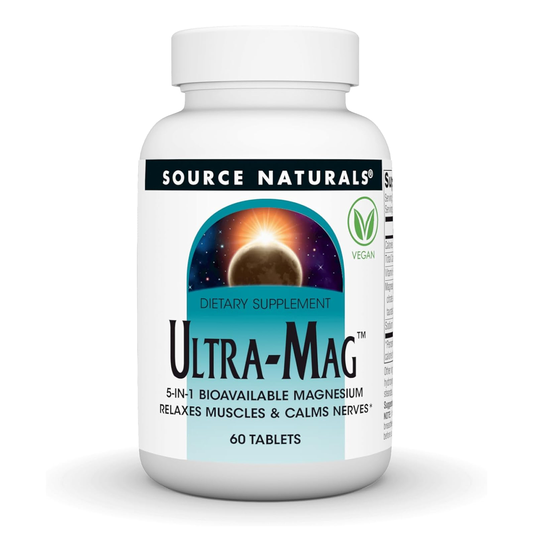 Source Naturals Ultra-Mag Magnesium Complex - 60 tabs (Повреждена банка) 2023-10-7886