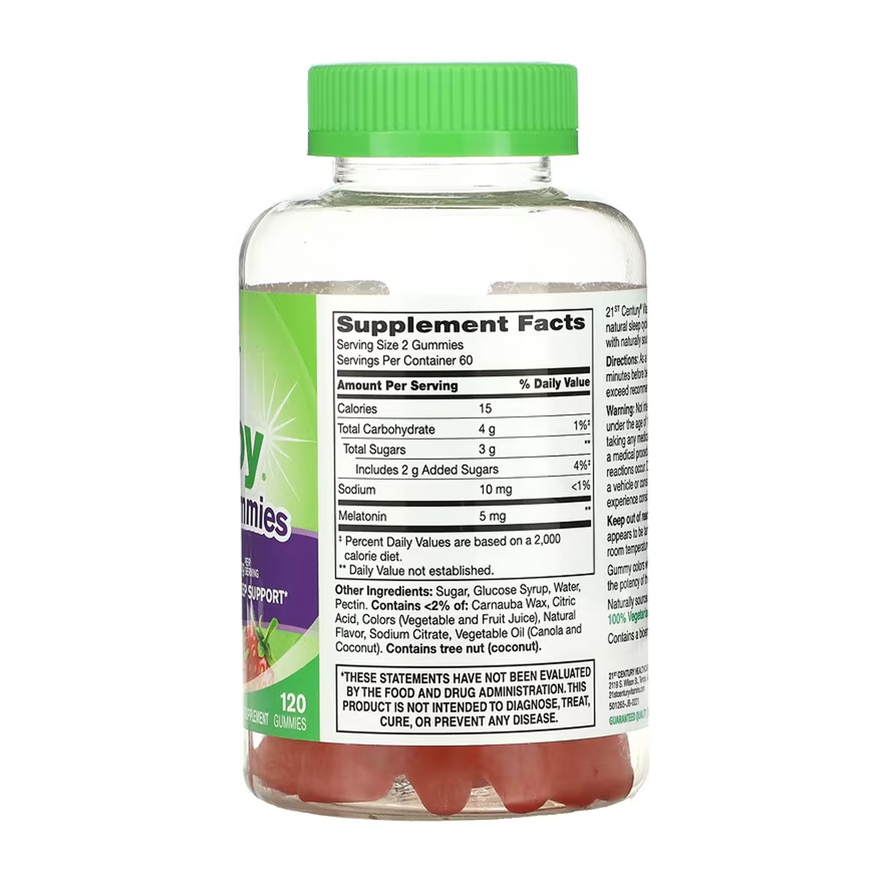 21st Century VitaJoy Melatonin 5 mg - 120 gummies 2023-10-7060