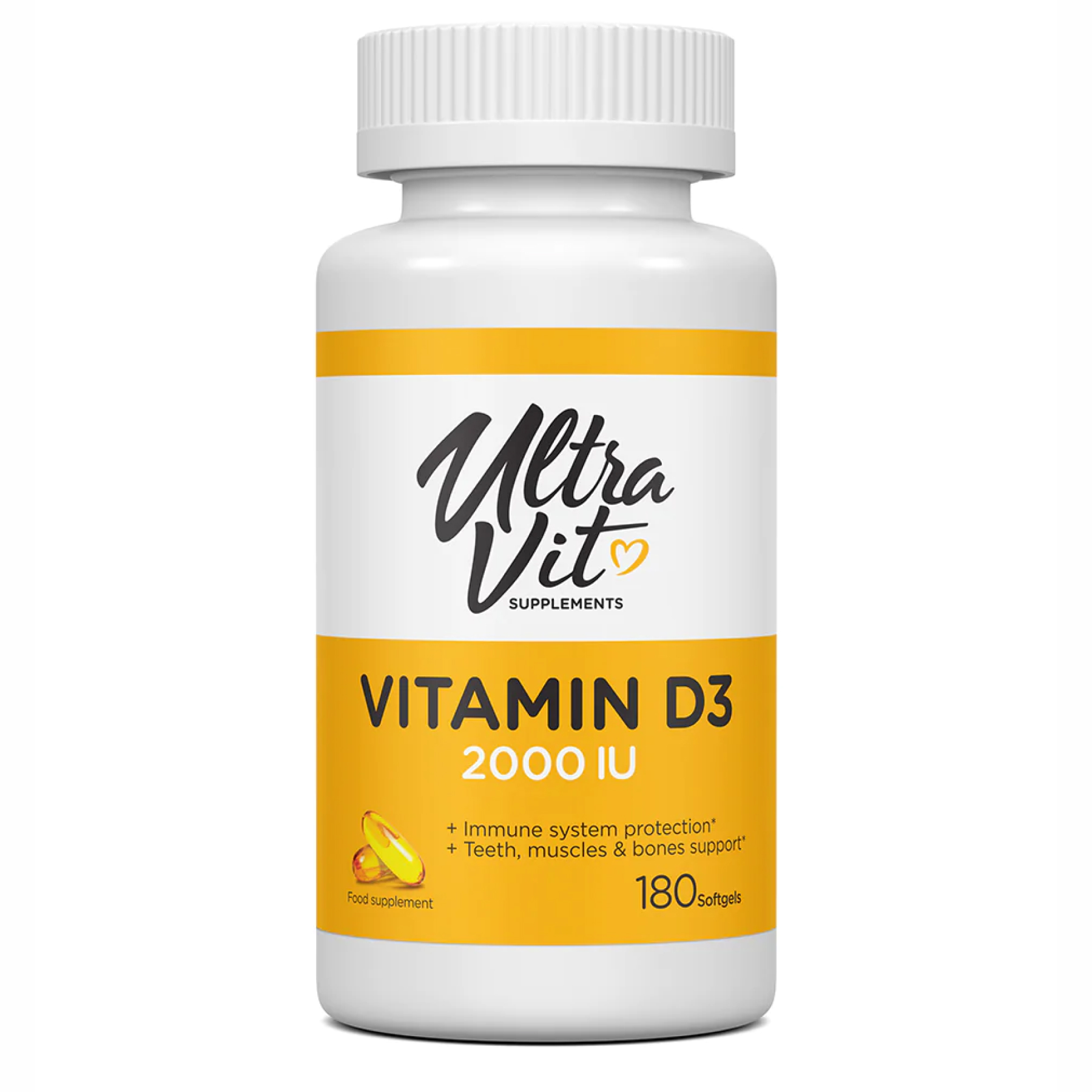 VPLab Vitamin D3 2000 IU - 180 softgels 2022-10-0309