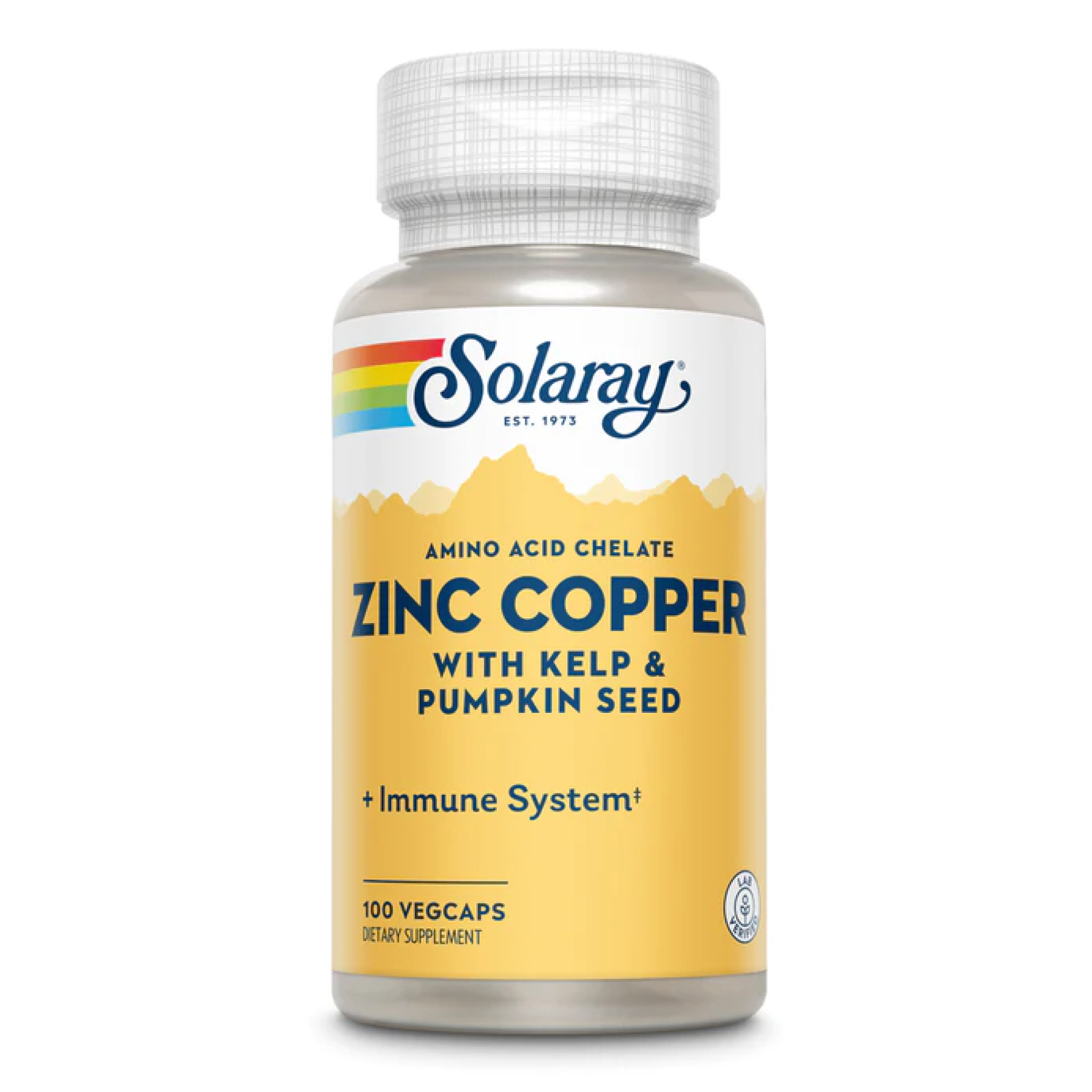 Solaray Zinc Copper - 100 vcaps 2022-10-1796