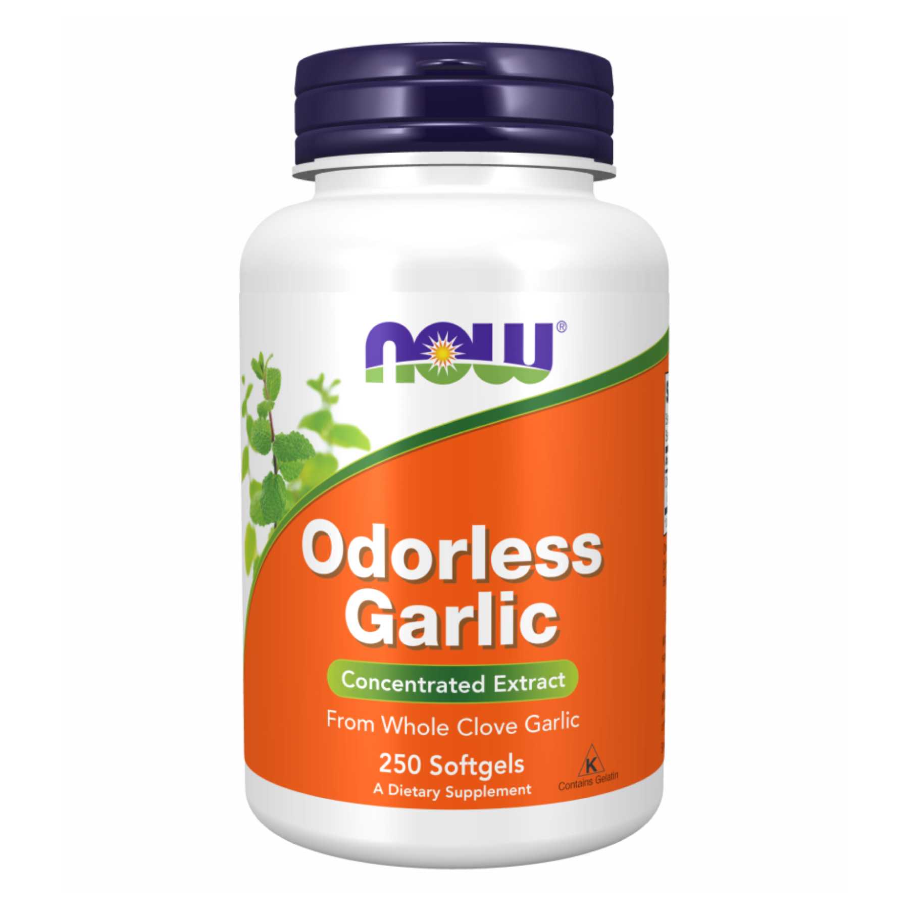 Now Foods Odorless Garlic Orig - 250 sgels 2022-10-2382