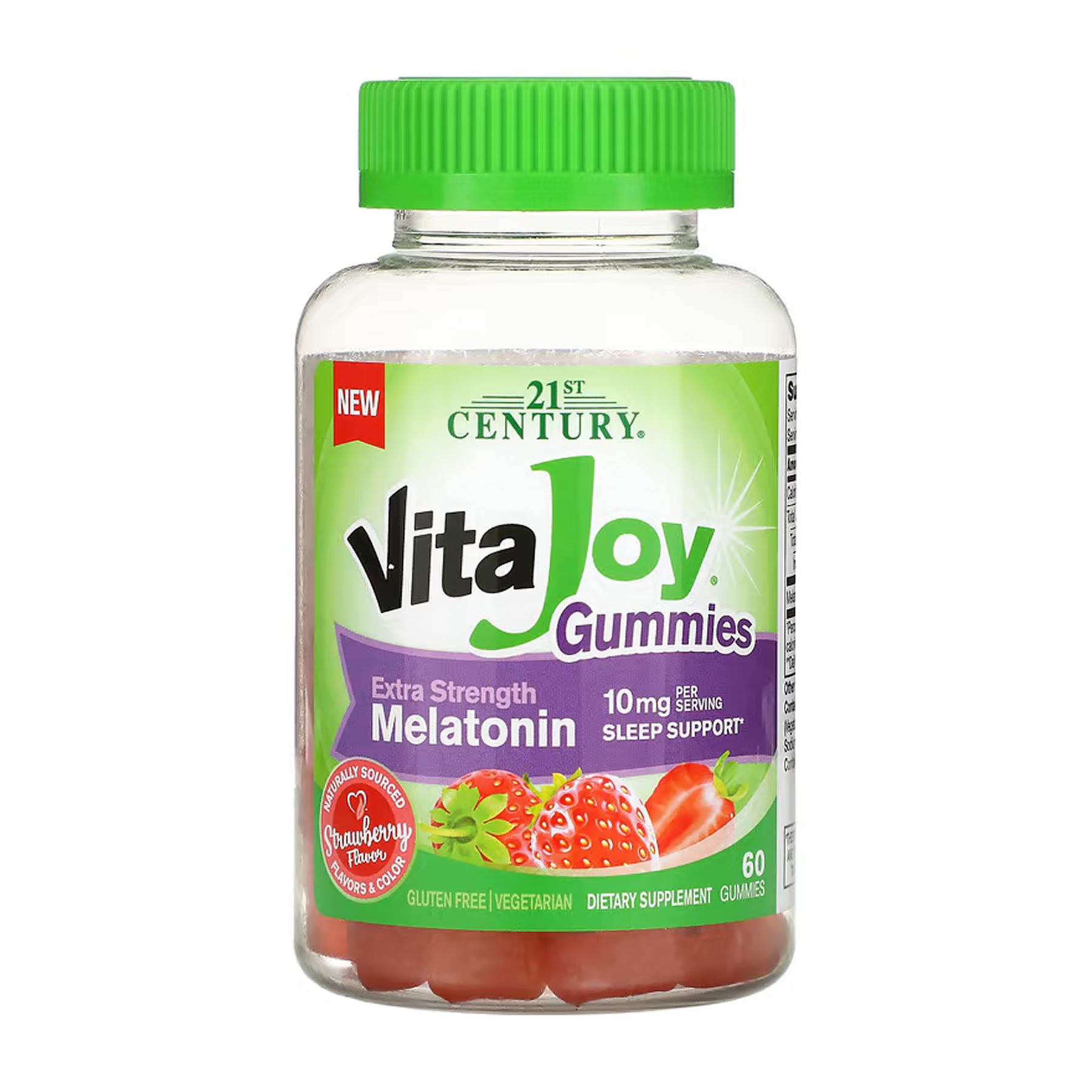 21st Century VitaJoy Melatonin 10 mg - 60 gummies 2023-10-7061