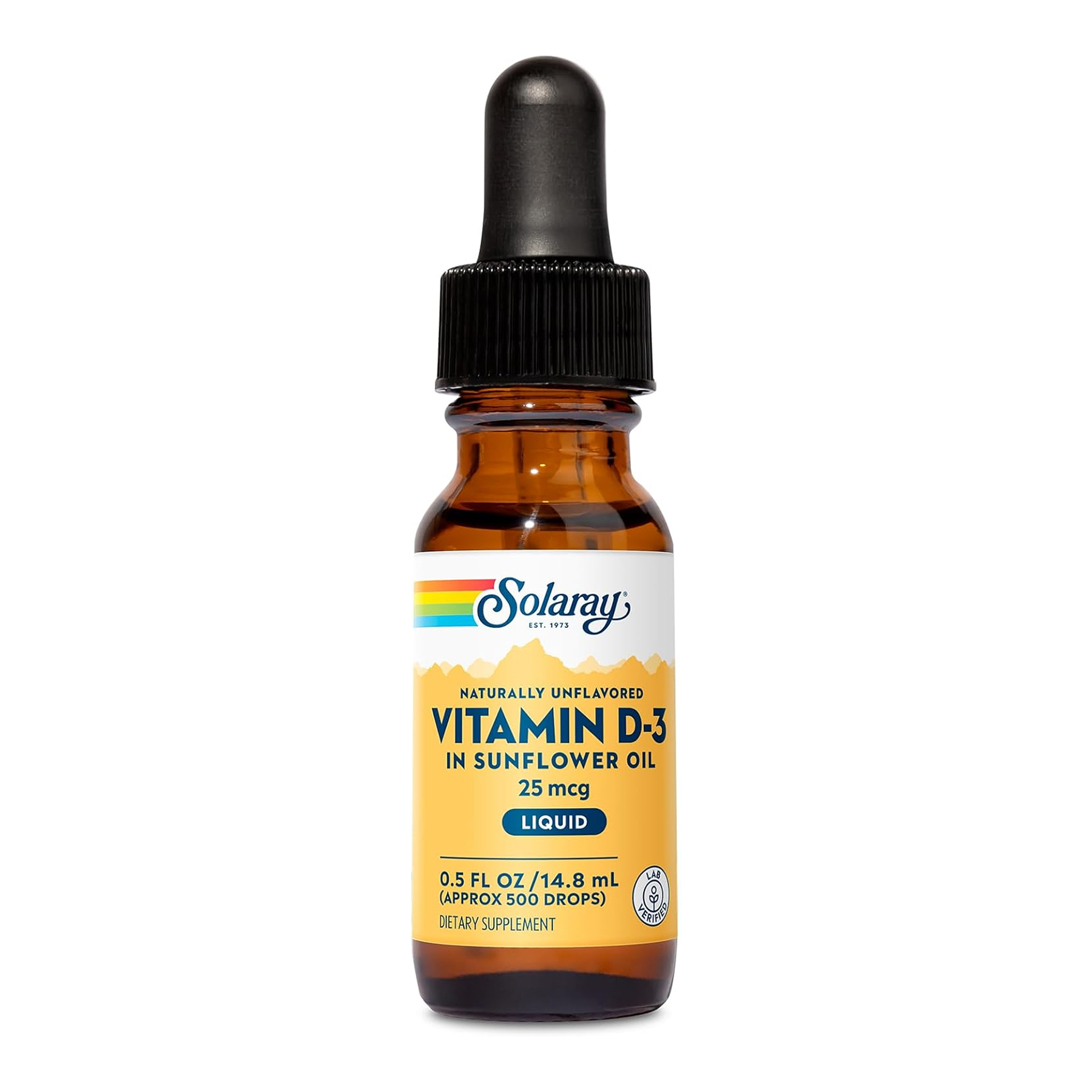 Solaray Vitamin D-3 25mcg - 14.8 ml 2024-11-0252