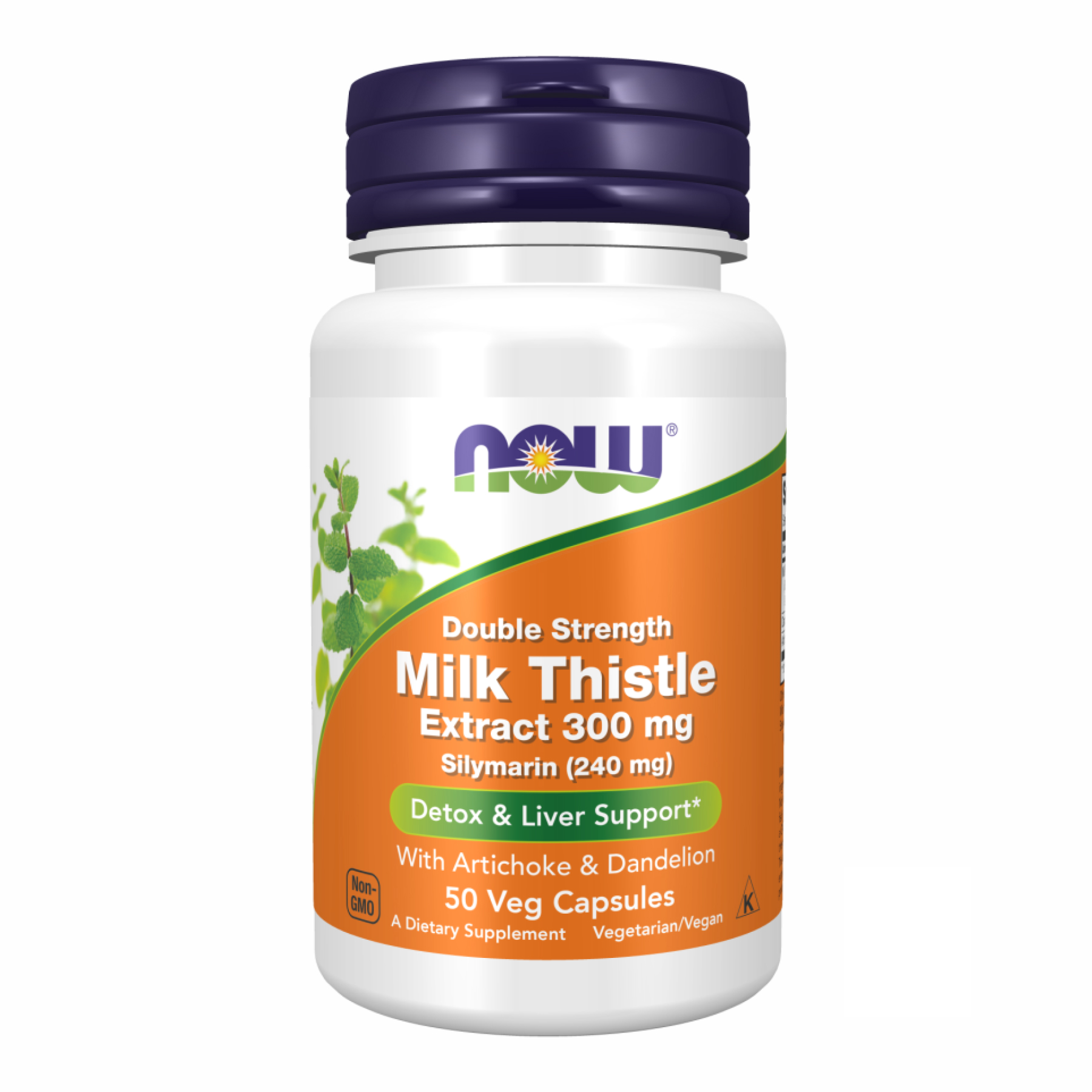 Now Foods Silymarin Milk Thistle Extract 300 mg - 50 veg caps 100-53-8506763-20