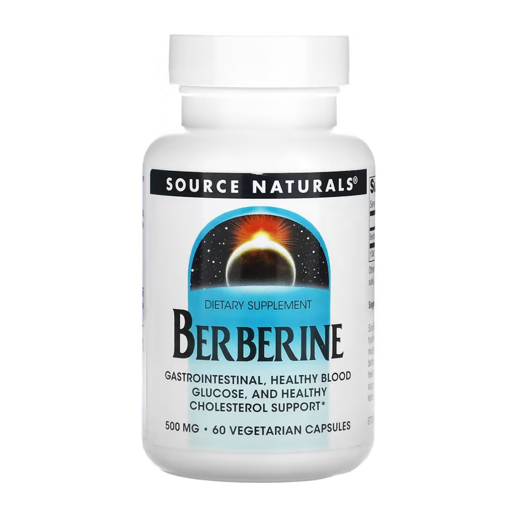 Source Naturals Berberine 500 mg - 60 caps 2023-10-5147
