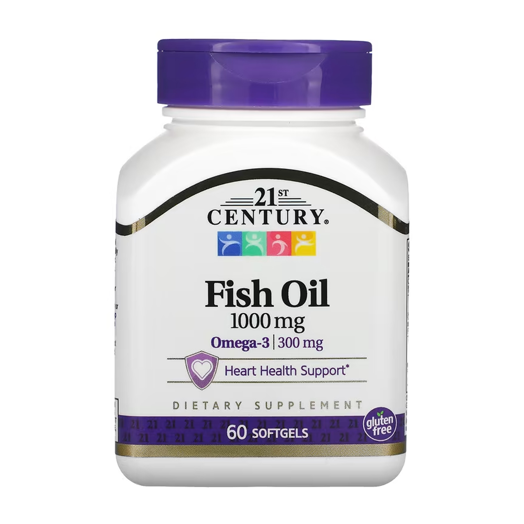 21st Century Fish Oil 1000 mg - 60 softgels 2023-10-7136