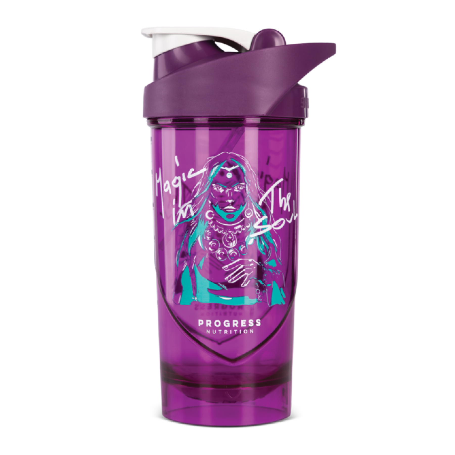 Progress Nutrition Shaker Magic In The Soul - 700ml Violet 2022-10-2932