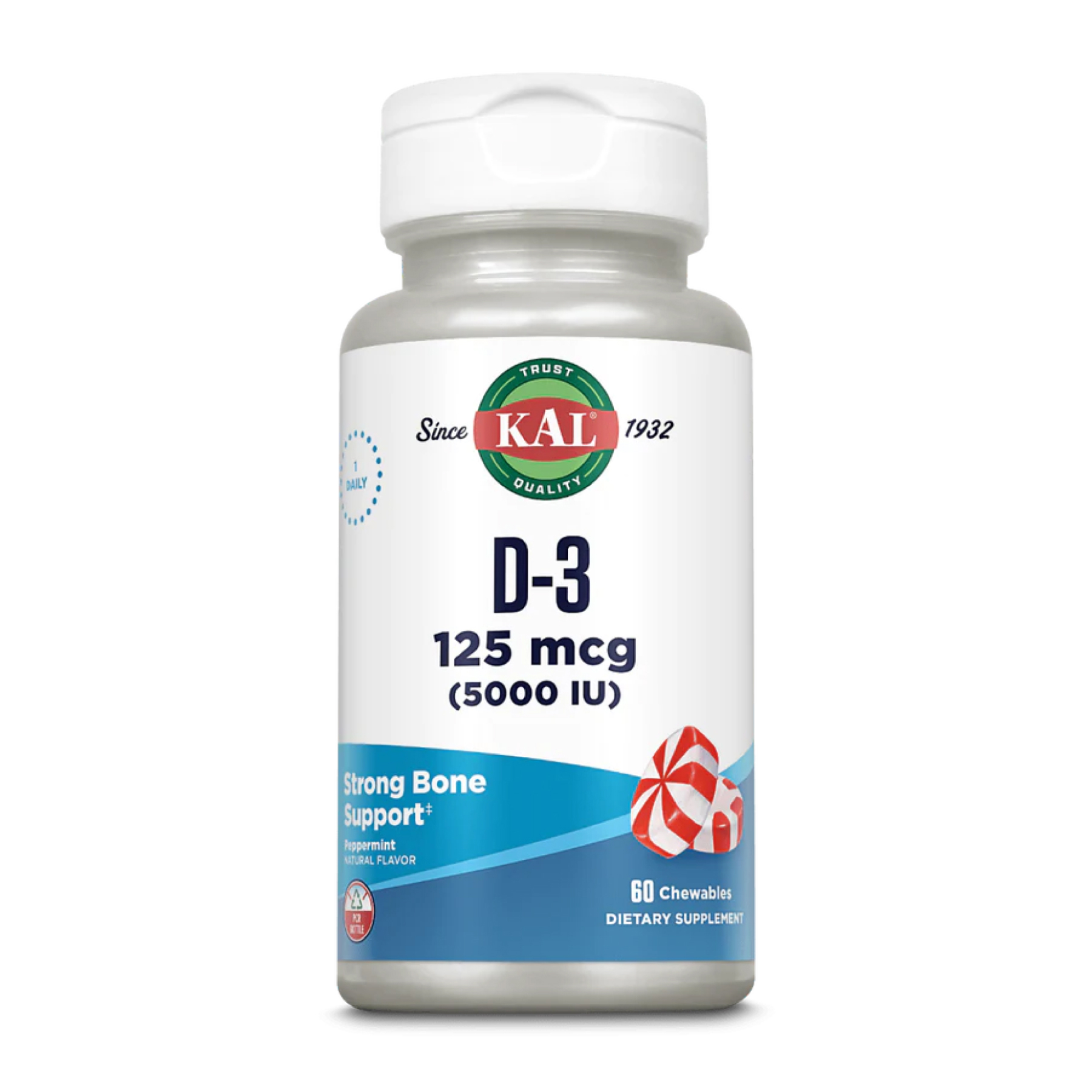 KAL D-3 5000 IU 125mcg - 60 chewables 2023-10-2123
