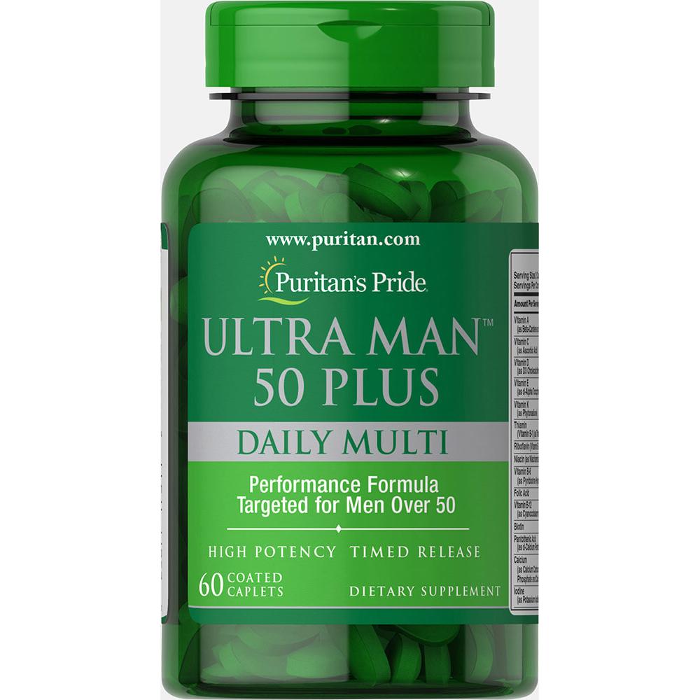 Puritans Pride Ultra Man™ 50 Plus - 60 Caplets 100-41-2969026-20