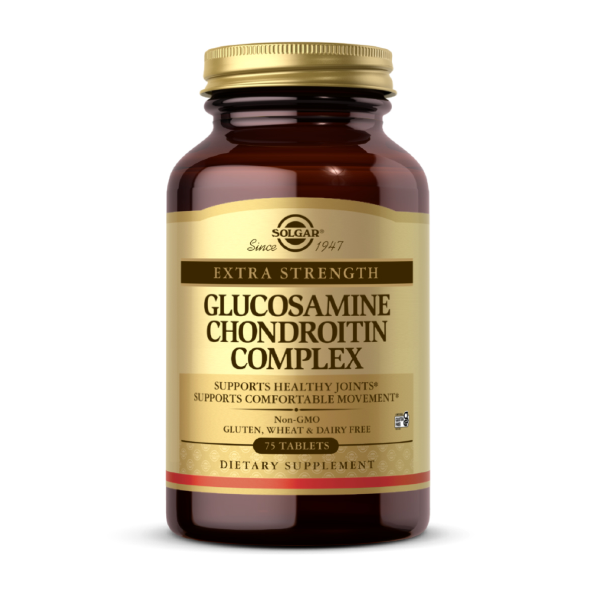 Solgar Extra Strength Glucosamine Chondroitin Complex - 75 tabs 2023-10-3670