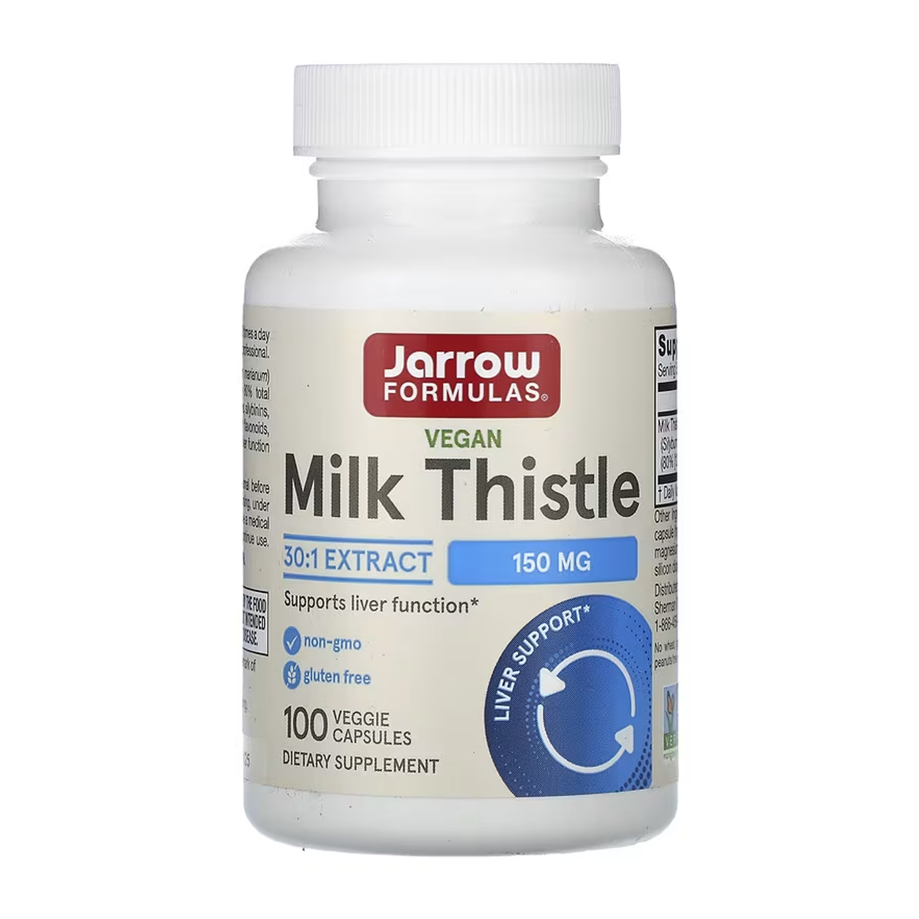 Jarrow Formulas Milk Thistle 150 mg - 100 caps 2023-10-6208