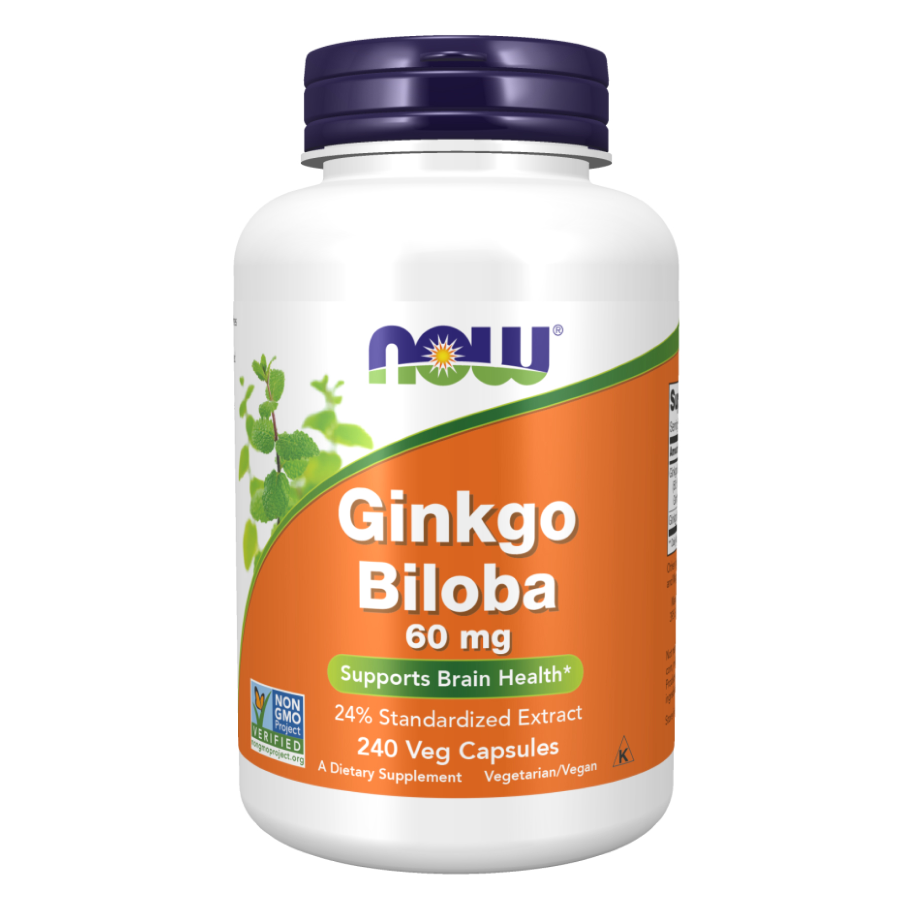 Now Foods Ginkgo Biloba 60mg - 240 vcaps 2022-10-2644