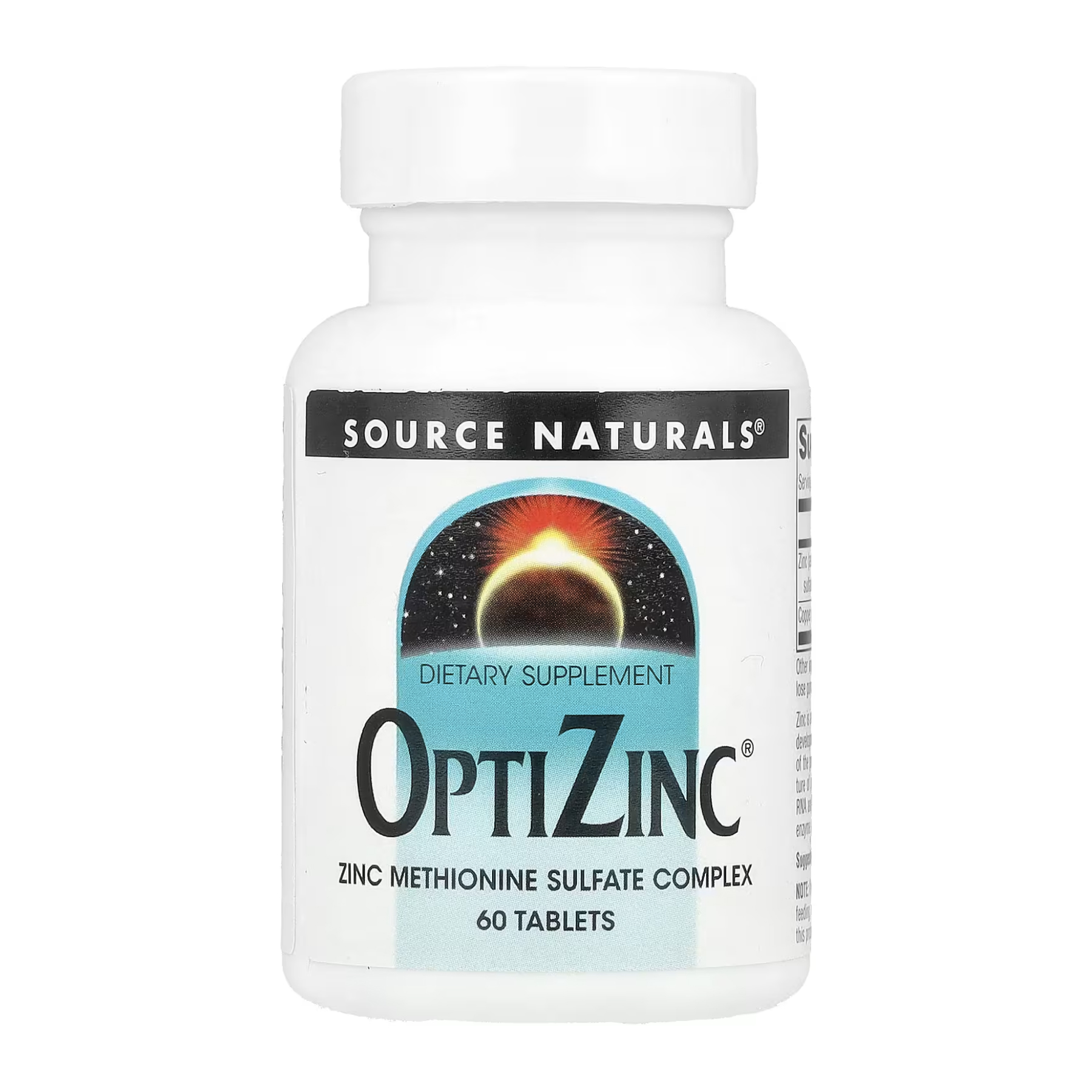 Source Naturals OptiZinc® - 60 tabs 2023-10-4616