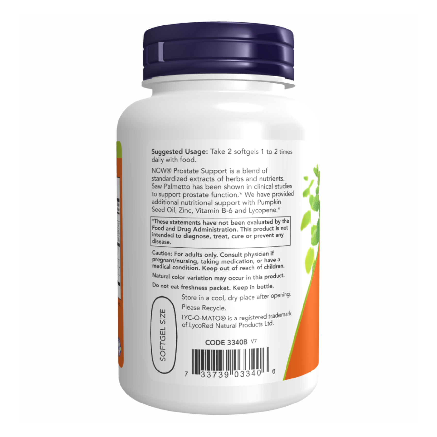 Now Foods Prostate Support - 180 sgels 2022-10-1327