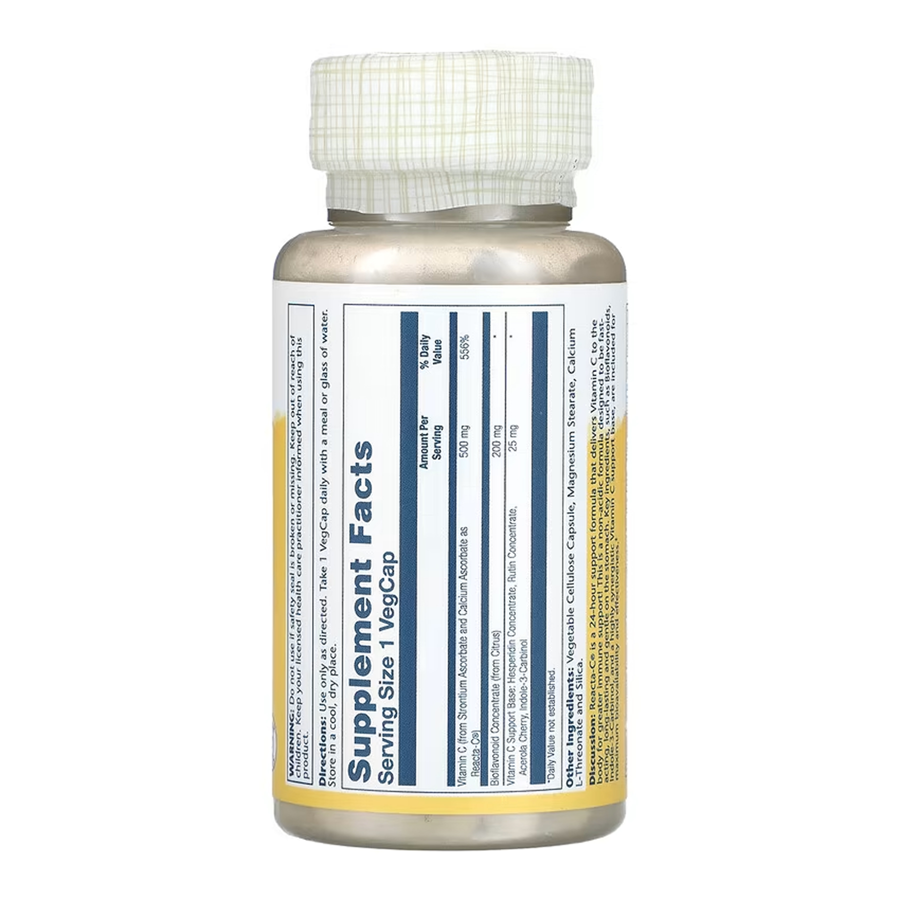 Solaray Reacta-C 500mg - 60 vcaps 2023-10-6786