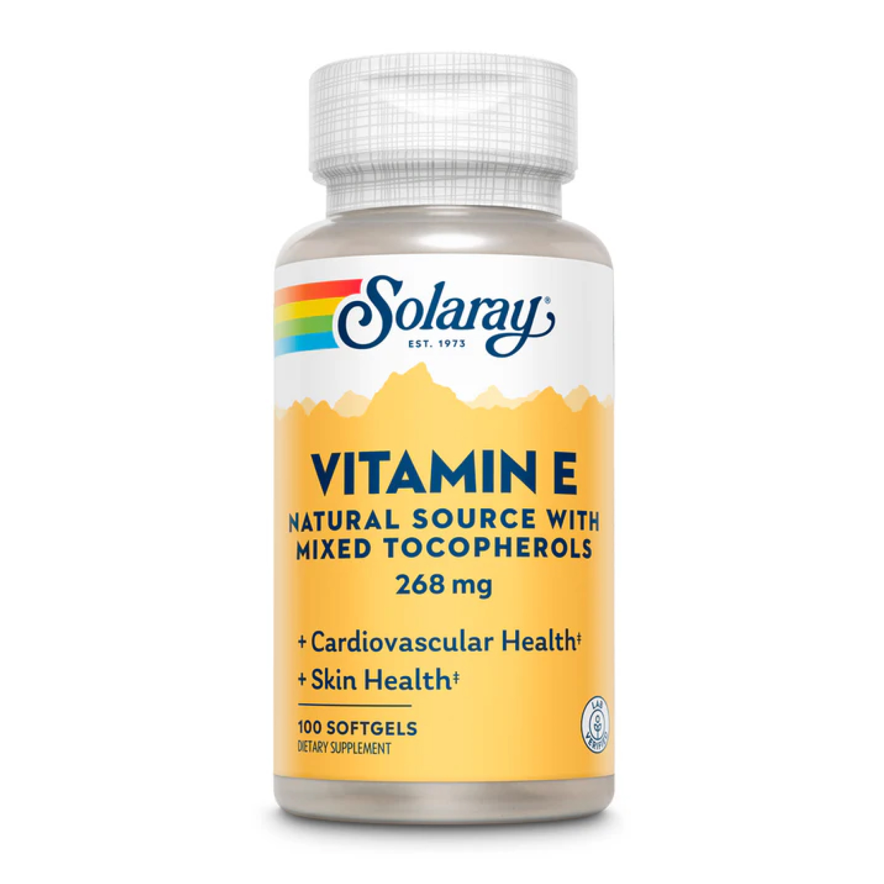 Solaray Vitamin E d-Alpha Tocopherol 268mg - 50 softgels 2023-10-2382