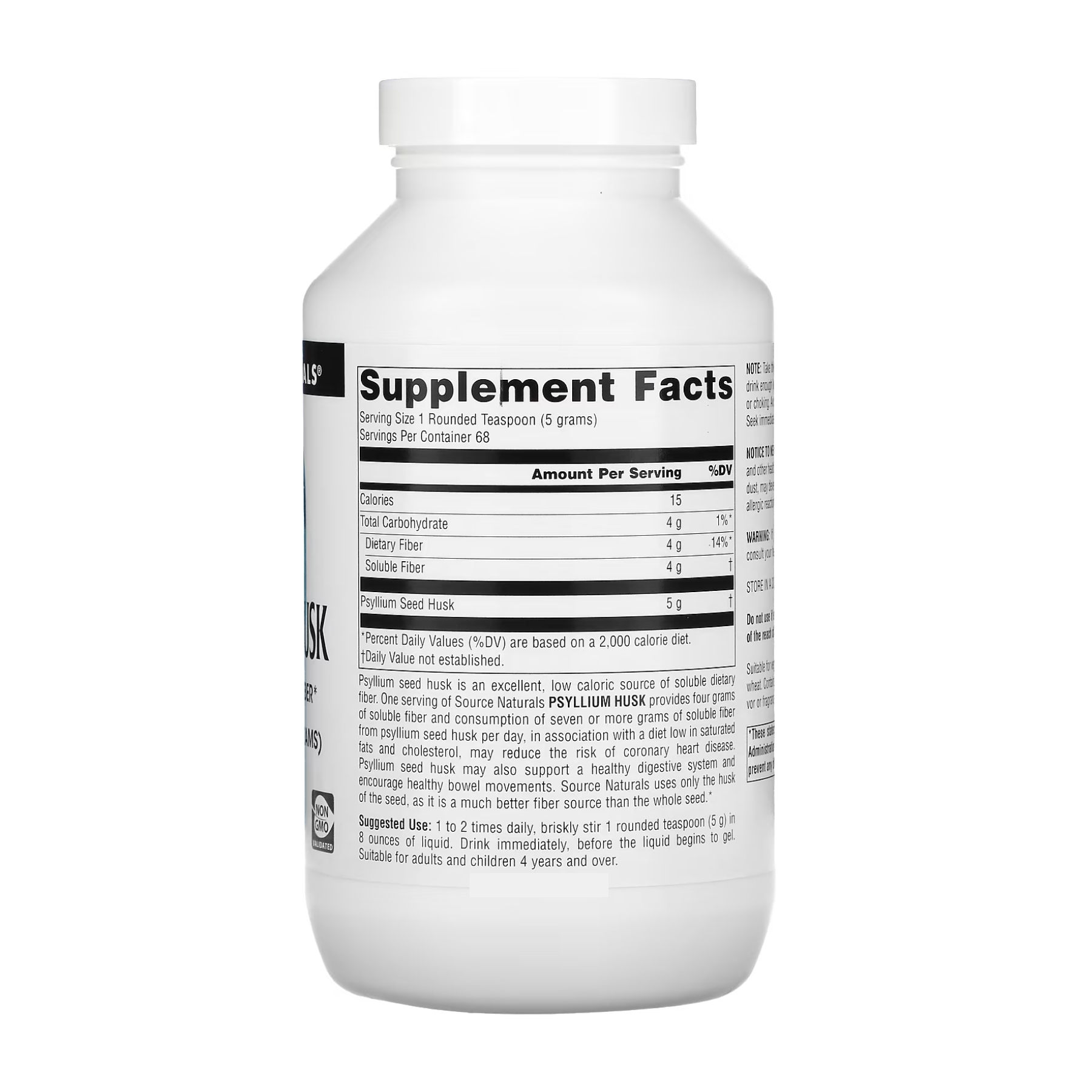 Source Naturals Psyllium Husk - 340g 2023-10-2686