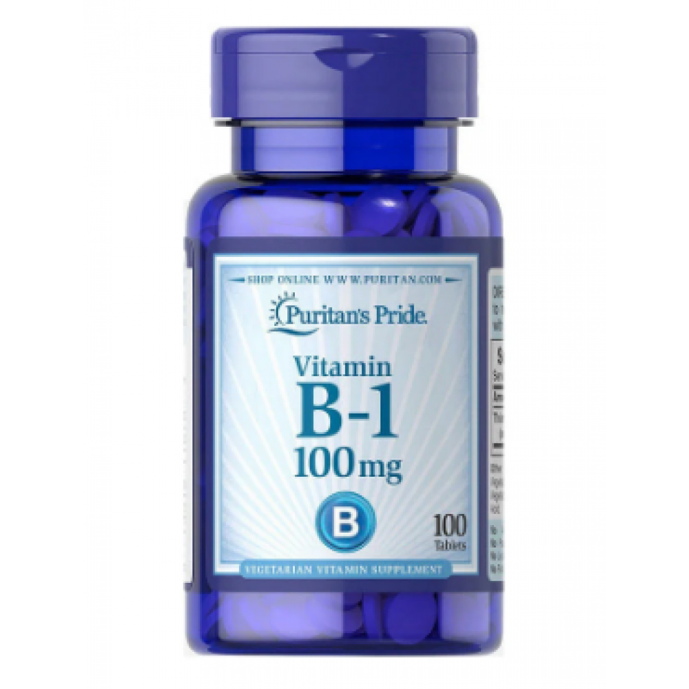 Puritans Pride Vitamin B-1 100mg - 100 tablets 100-17-6210674-20