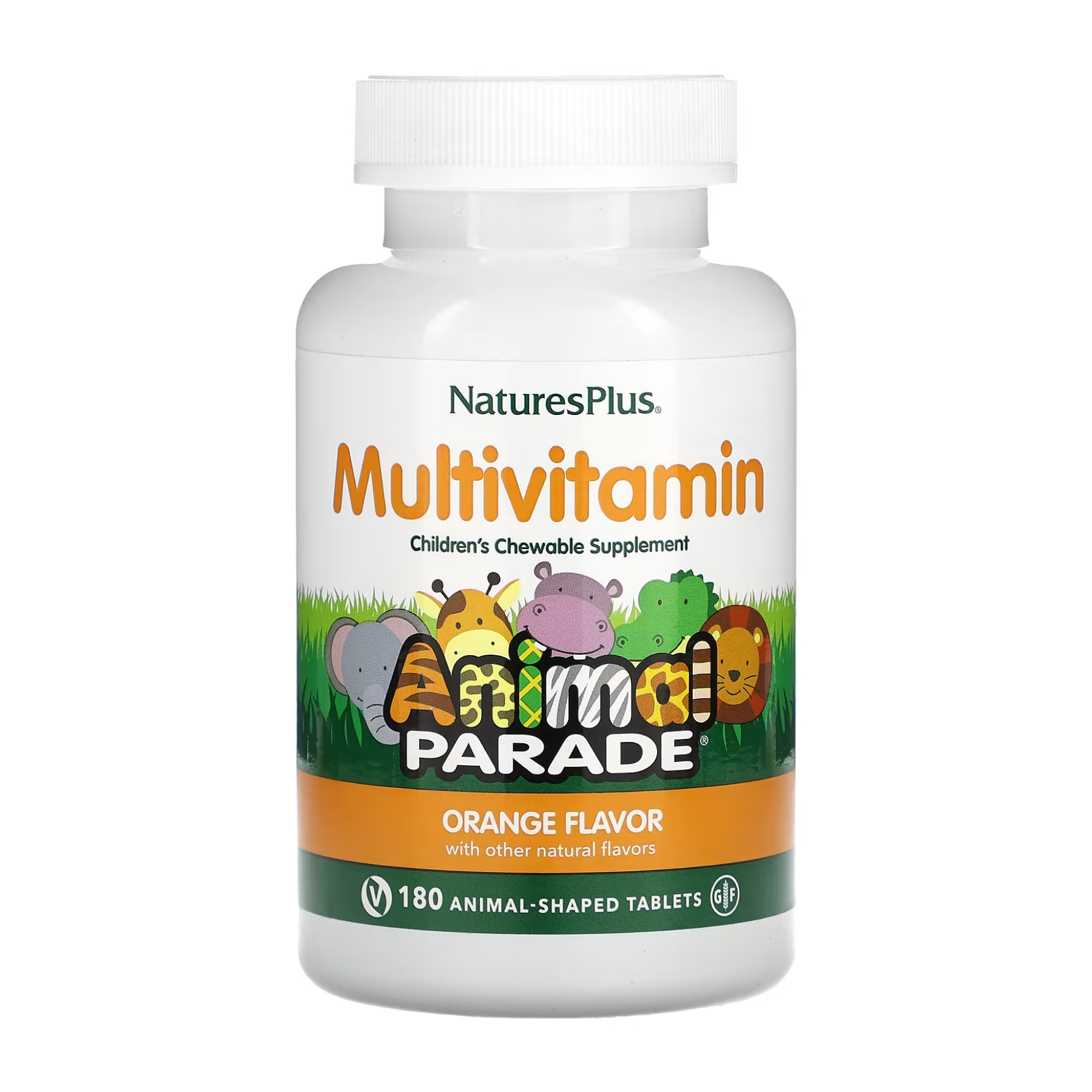 Nature's Plus Animal Parade - 180 tabs Orange 2023-10-3456