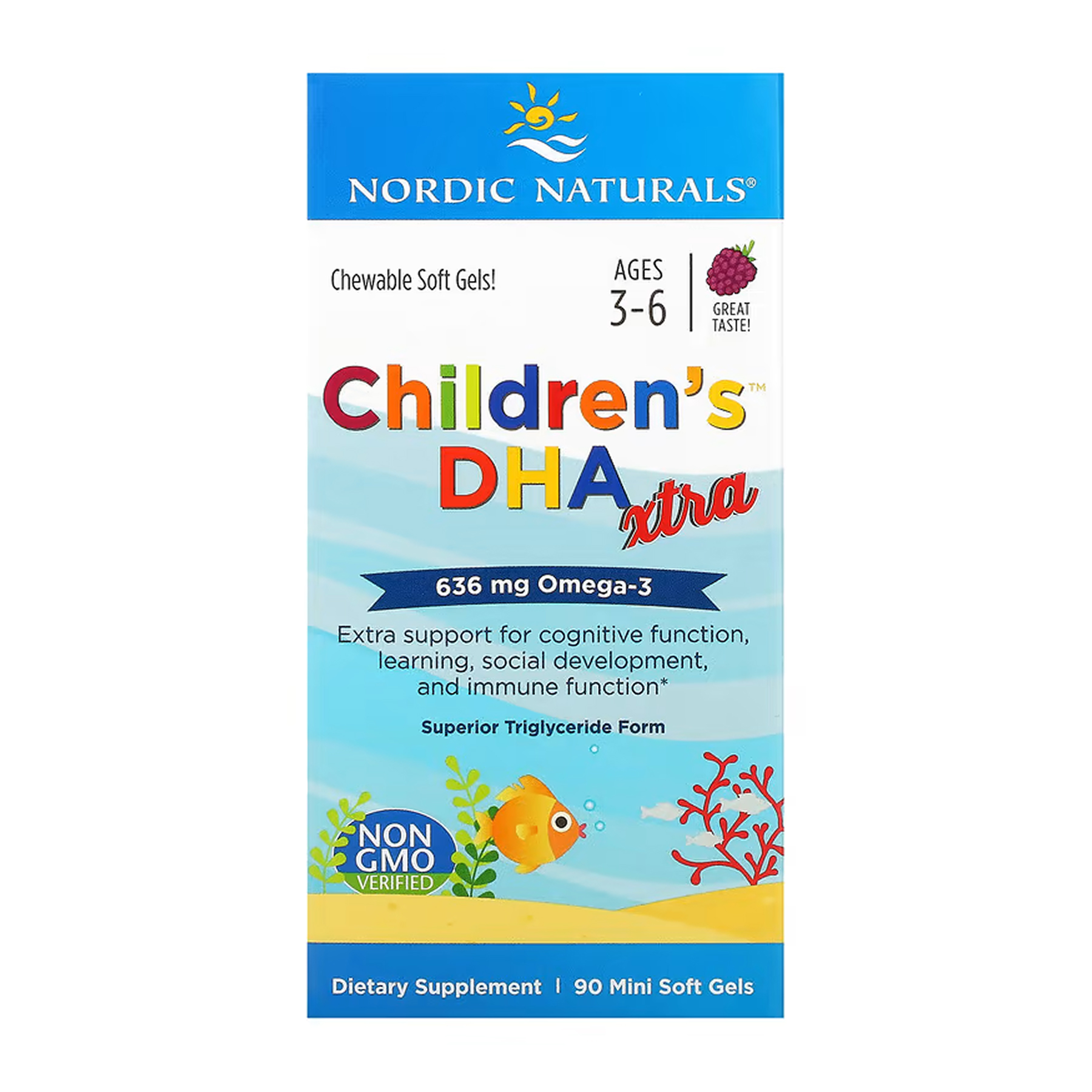 Nordic Naturals Children's DHA Xtra - 90 mini softgels 2023-10-5961