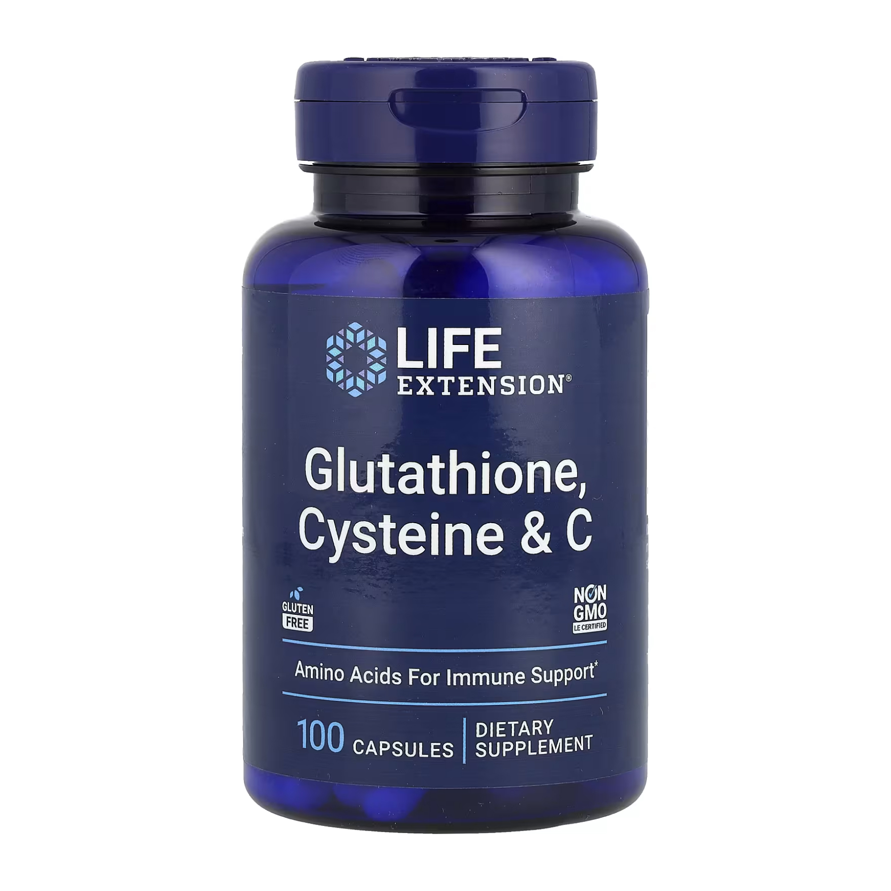 Life Extension Glutathione Cysteine & C - 100 caps 2023-10-3876