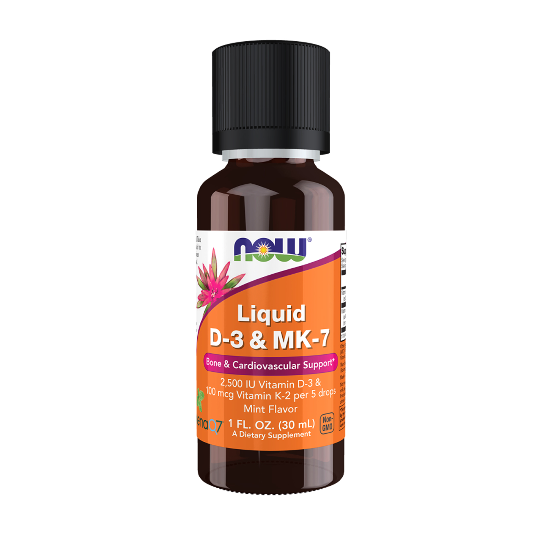 Now Foods Liquid Vit D-3 & MK-7 - 30ml 2022-10-1426