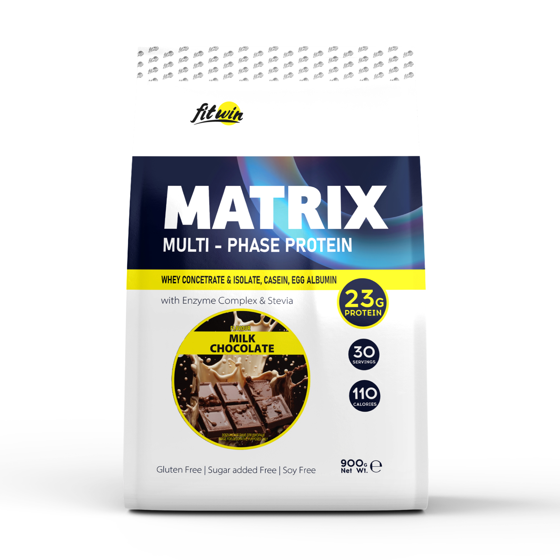 FitWin Matrix - 900g Milk Chocolate 2023-10-2057