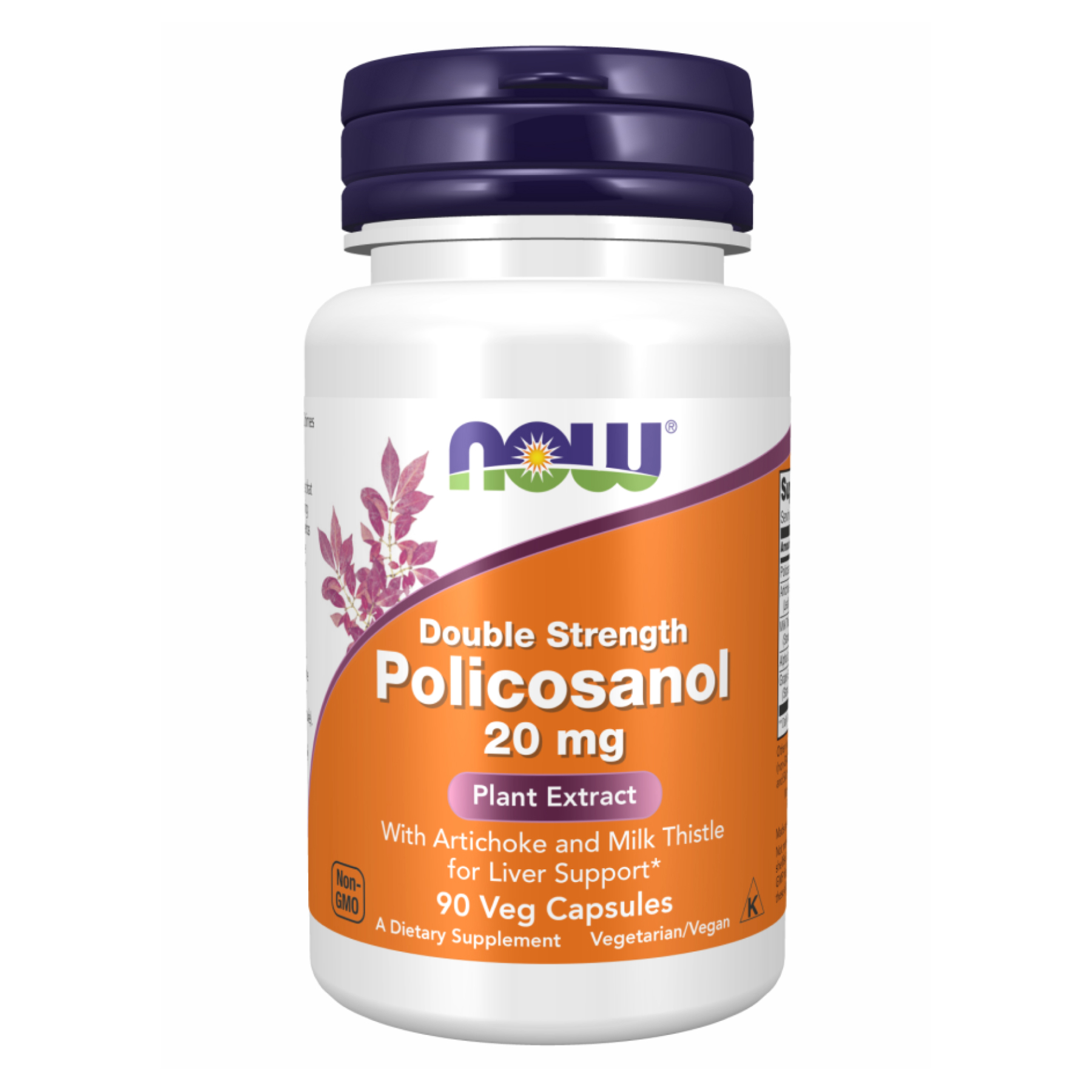 Now Foods Policosanol 20mg Plus - 90 vcaps 2022-10-2384