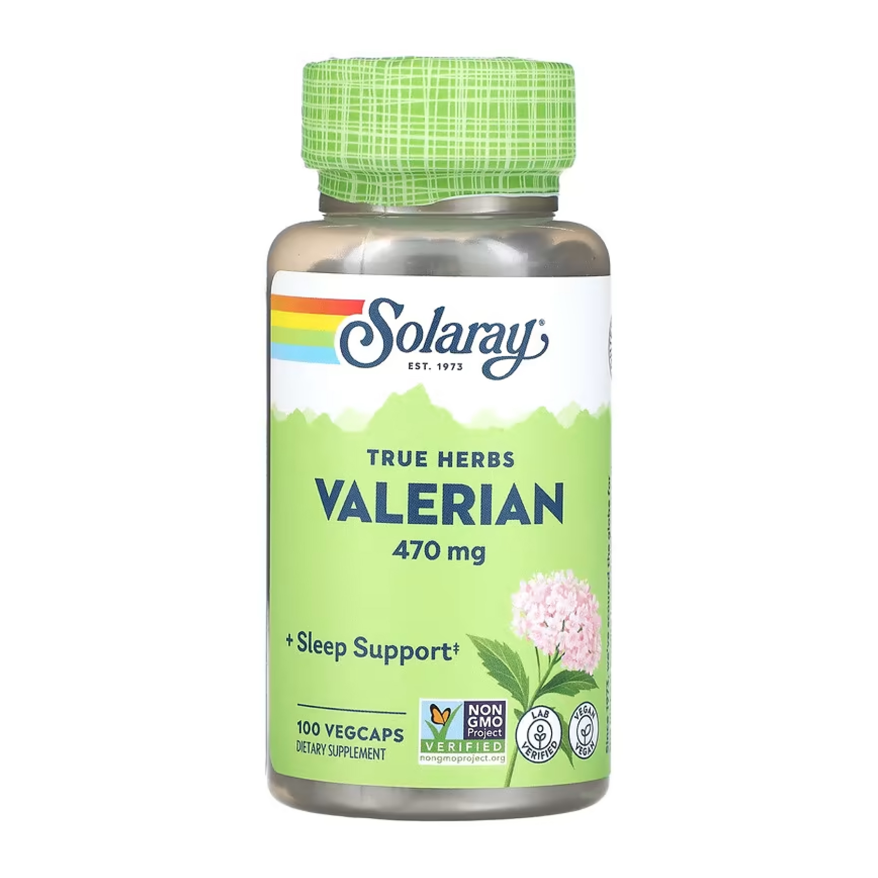 Solaray Valerian Root 470mg - 100 vcaps 2023-10-5272