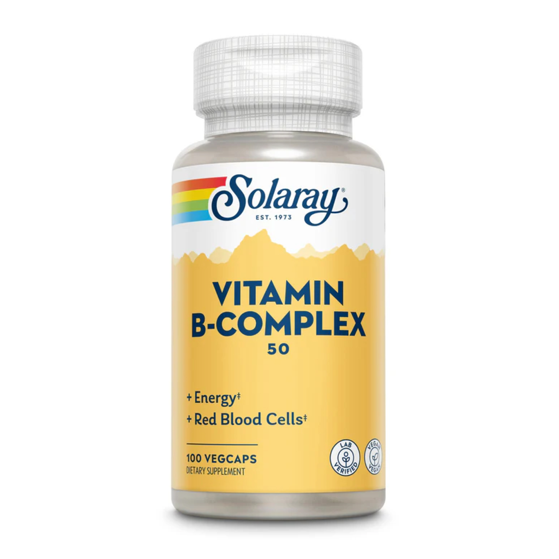 Solaray Vitamin B-Complex 50 50mg - 100 vcaps 2023-10-2383