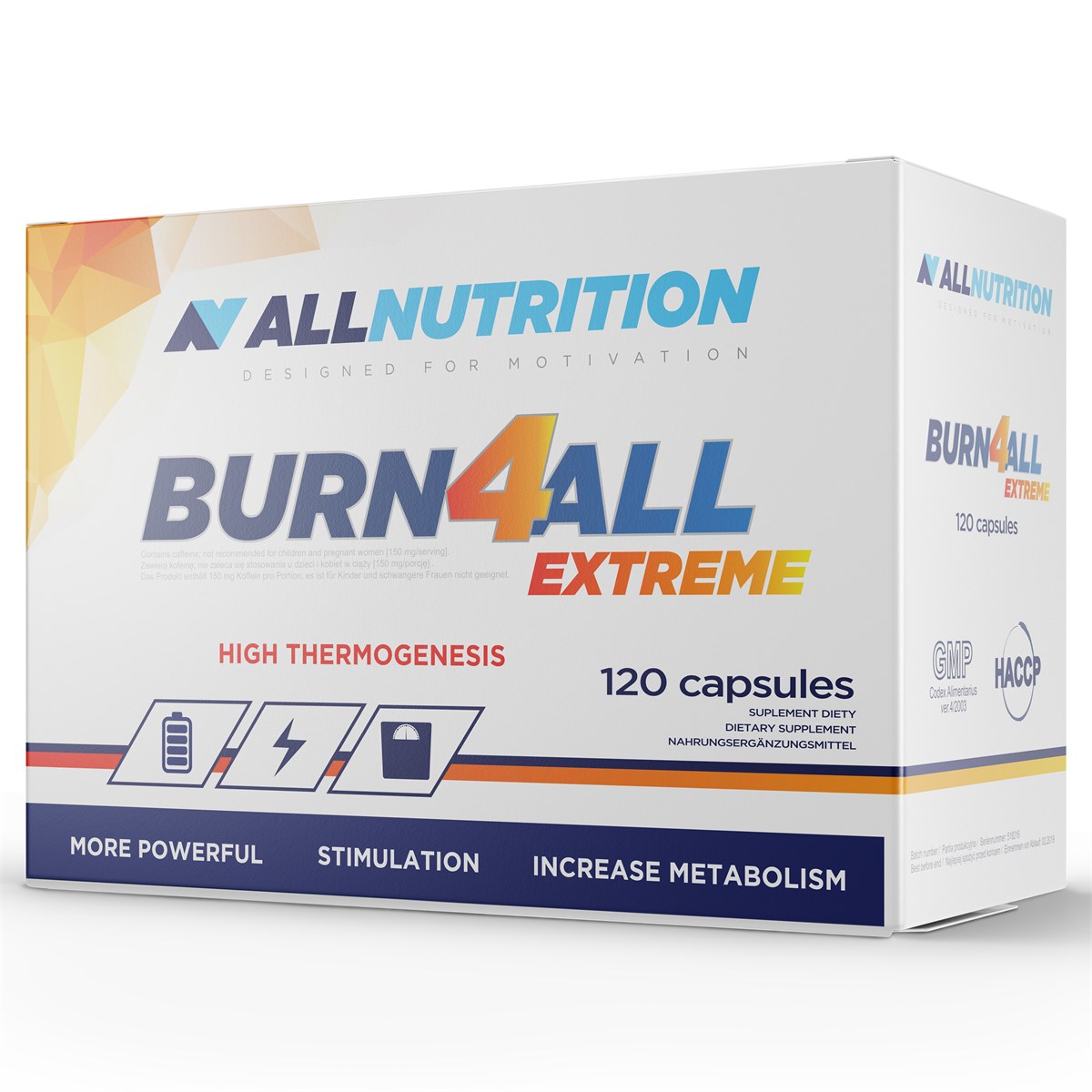 Allnutrition Burn4all - Extreme - 120caps 100-33-3106790-20